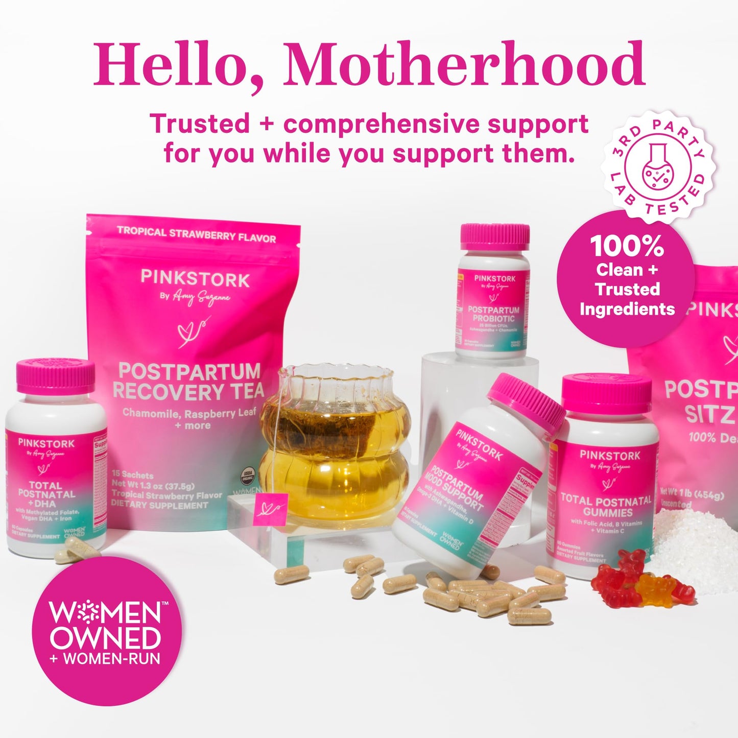 Pink Stork fórmula de vitamina segura