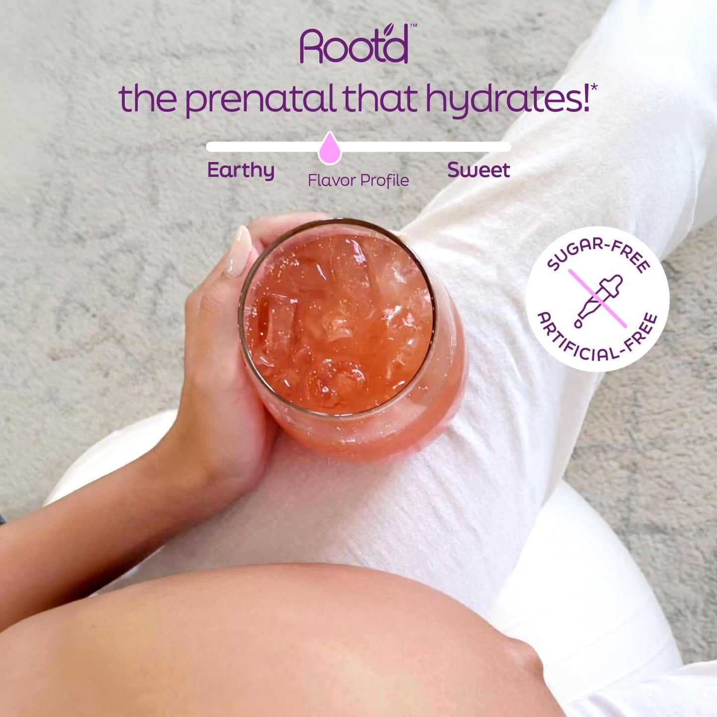 Polvo prenatal sin azúcar, gluten ni alérgenos Root'd