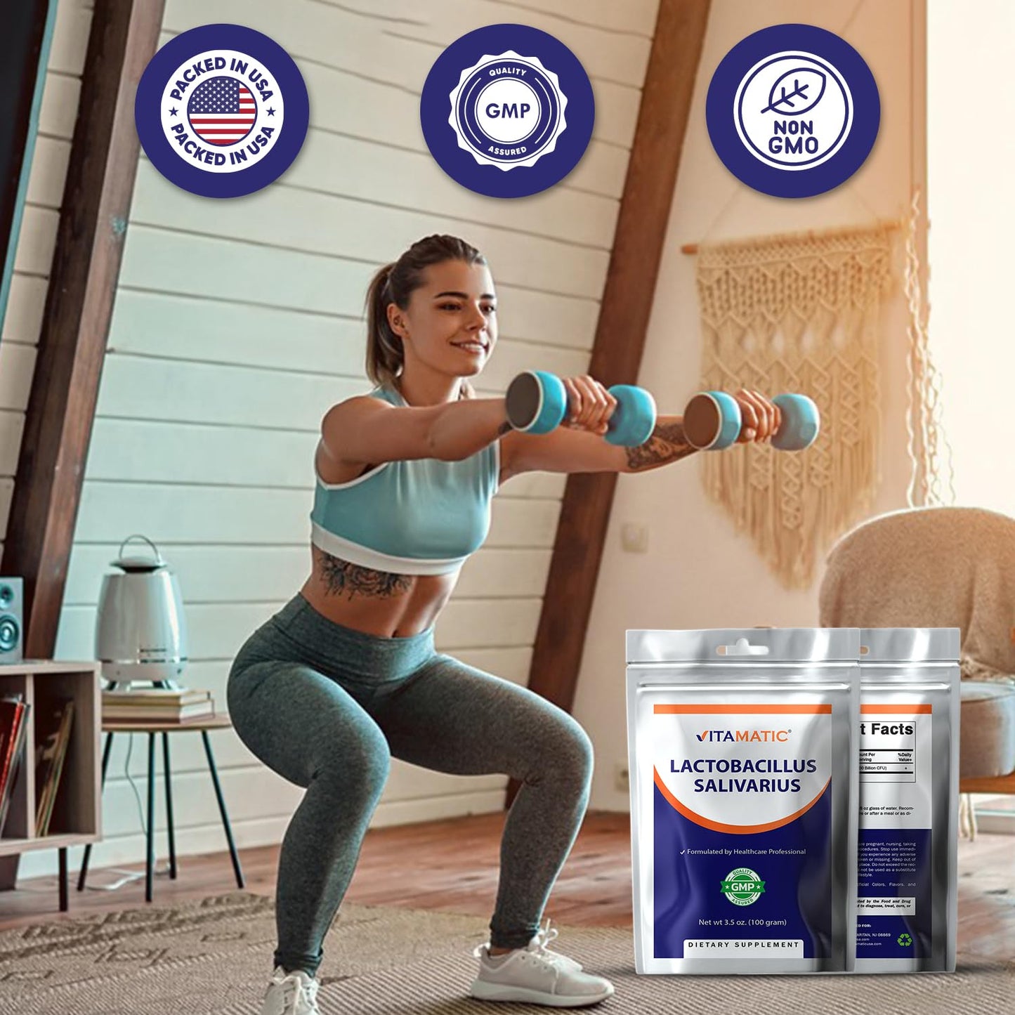 Polvo puro Benfotiamina vitamina B1 Vitamatic sin gluten