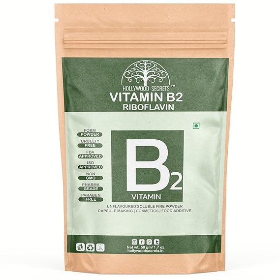 Polvo de riboflavina vitamina b2 50gm para energía