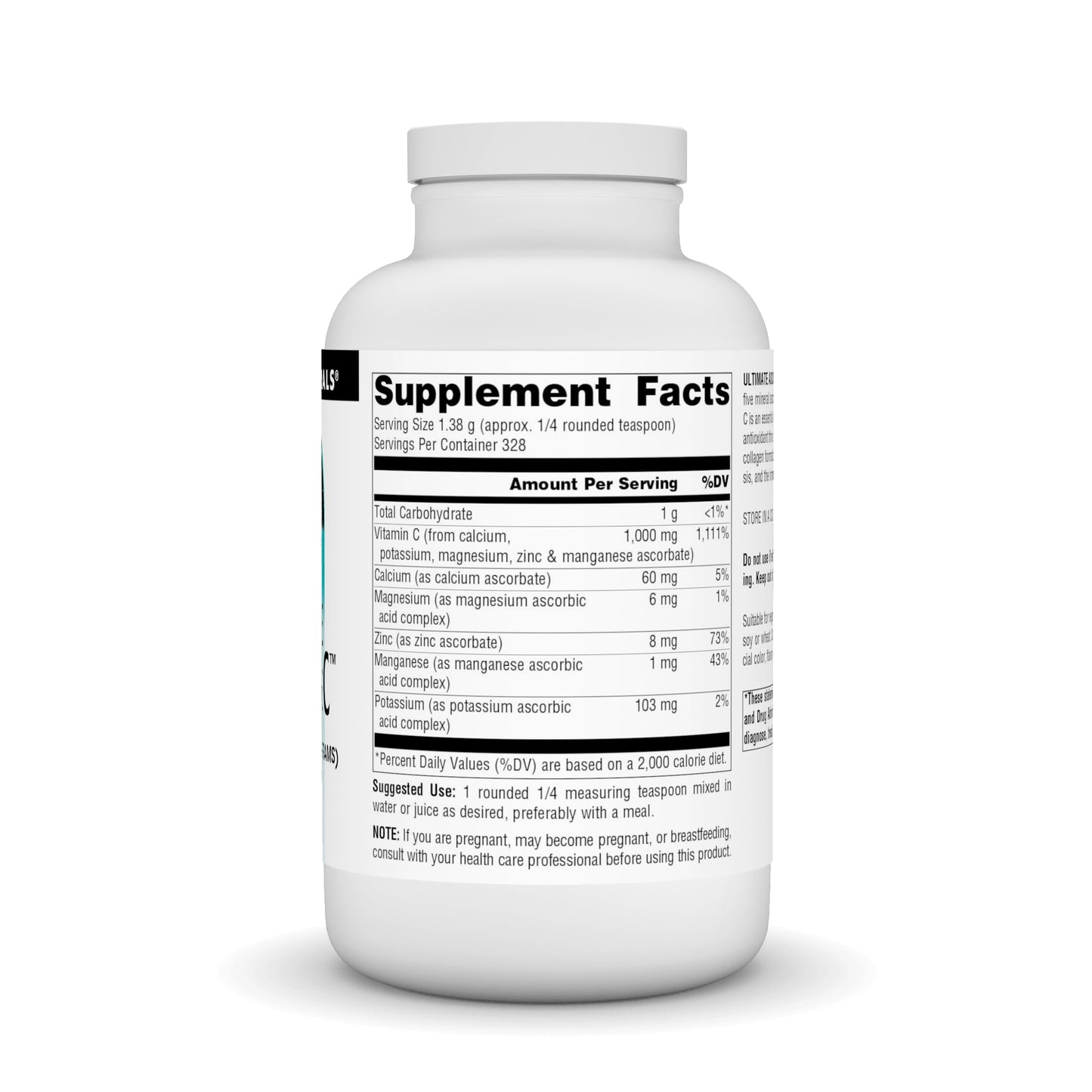 Polvo Source Naturals vitamina c 16 oz
