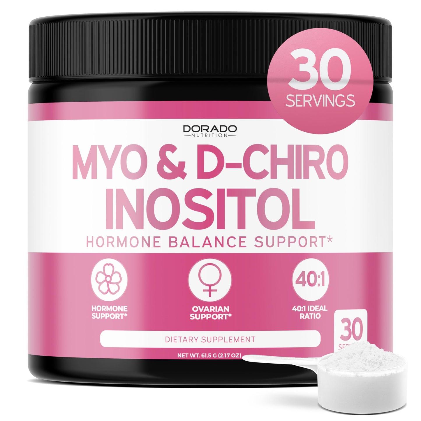 Polvo suplemento mio-inositol d-chiro equilibrio hormonal femenino