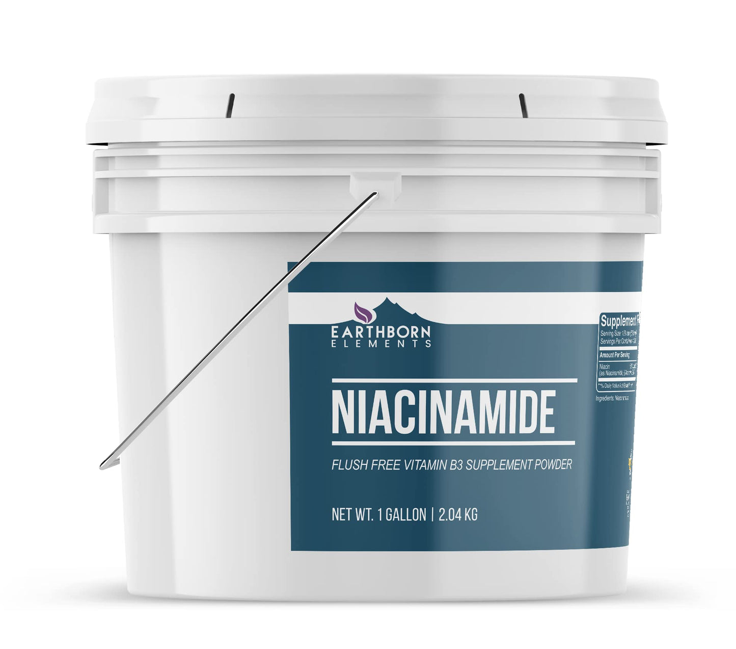 Polvo de vitamina B3 niacinamida Earthborn Elements