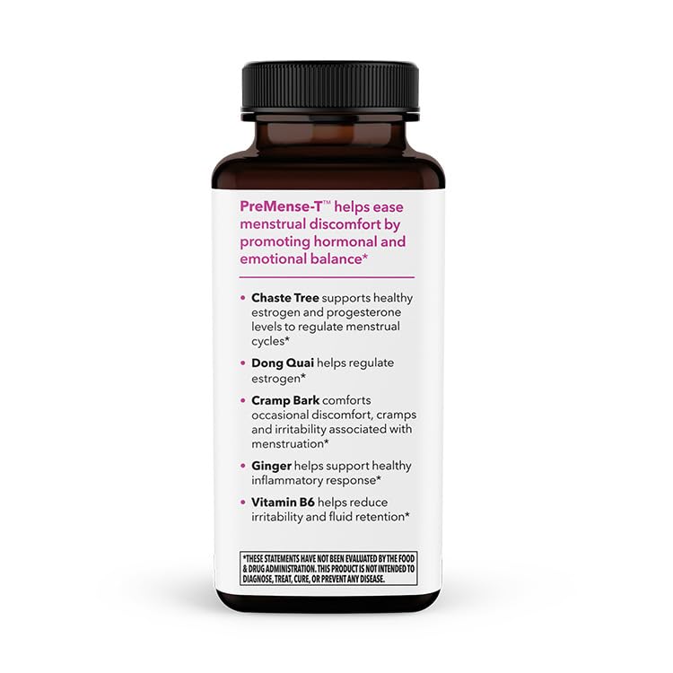 PreMense-T apoya salud menstrual y hormonal.