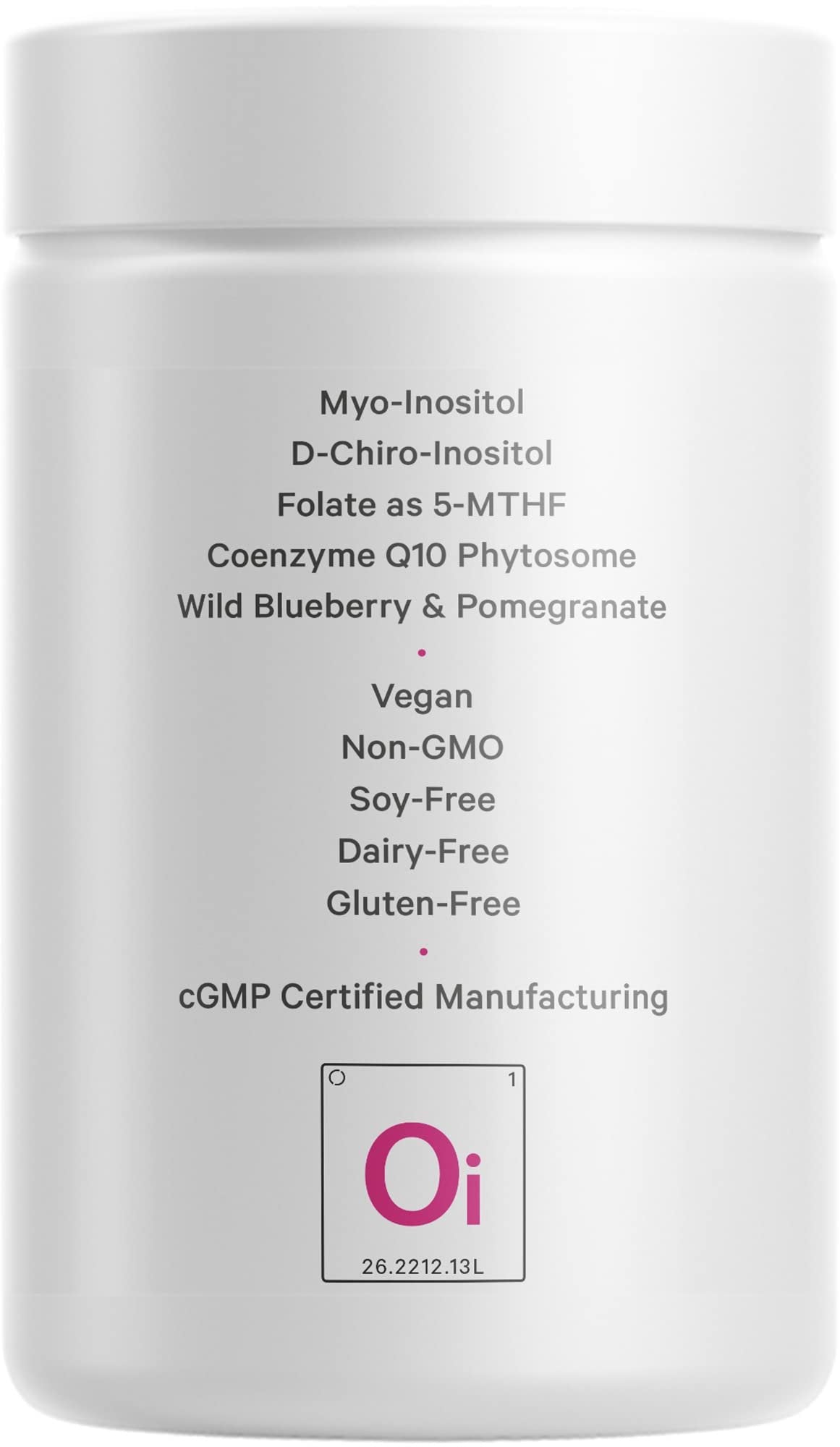 Presentación frasco Codeage Liposomal Ovarian Inositol para salud femenina
