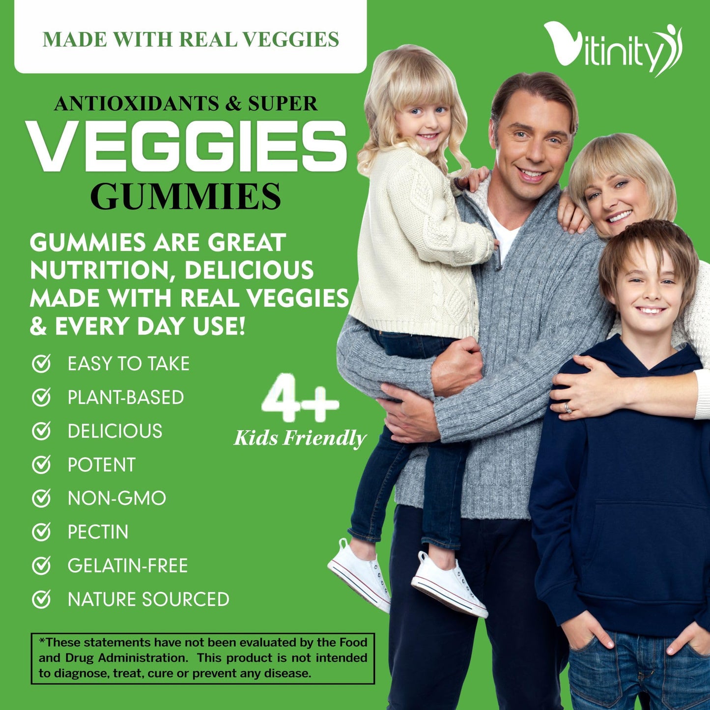 Presentación gomas VITINITY para dieta saludable