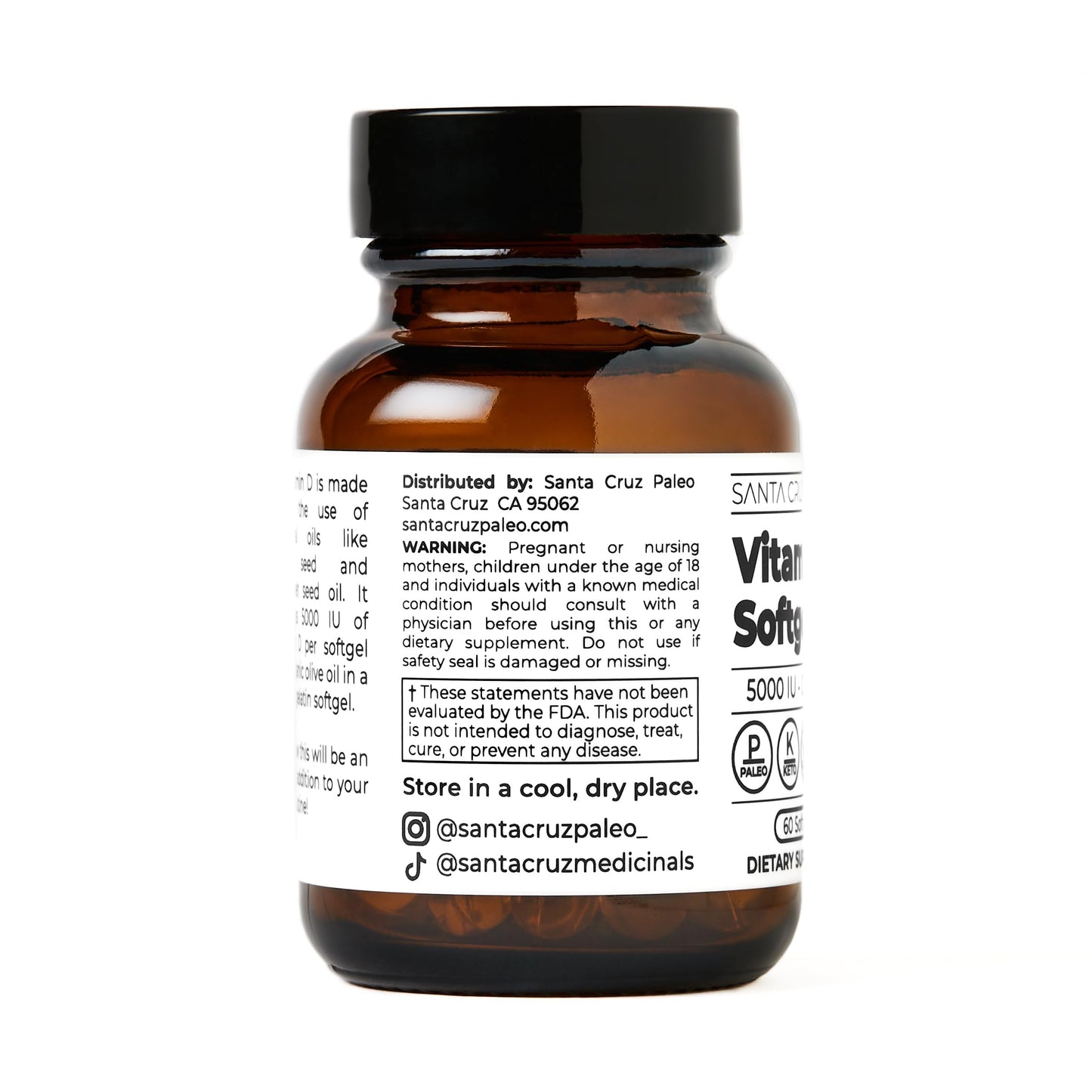 presentación producto santa cruz paleo vitamina d 5000 ui
