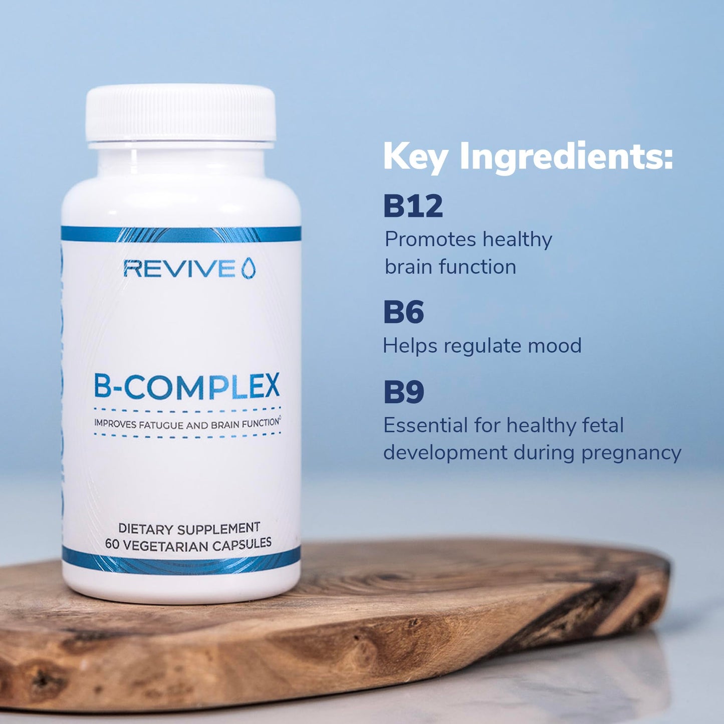 Principal ingredientes Revive MD Complejo B