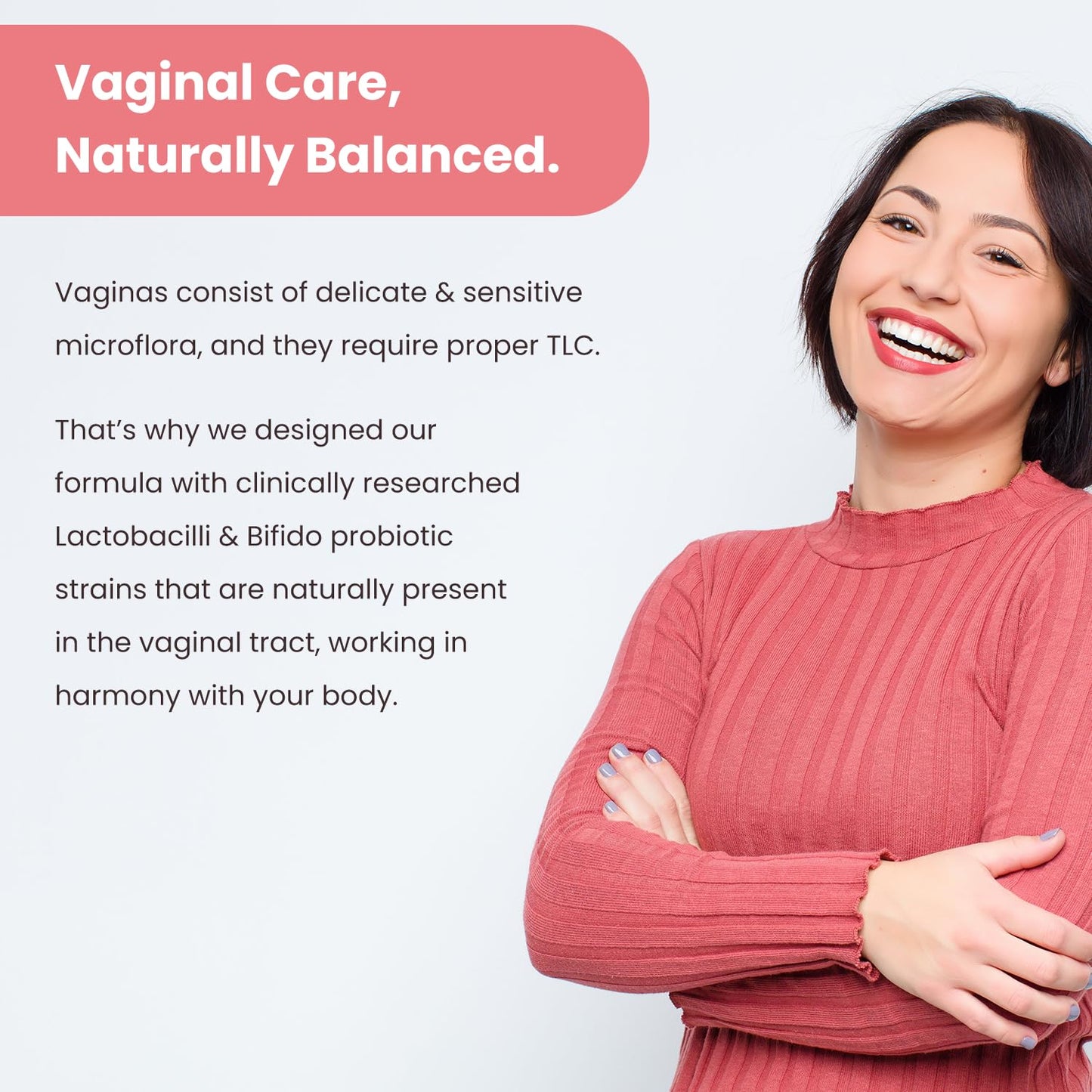 Probióticos para balance de flora femenina y prenatal