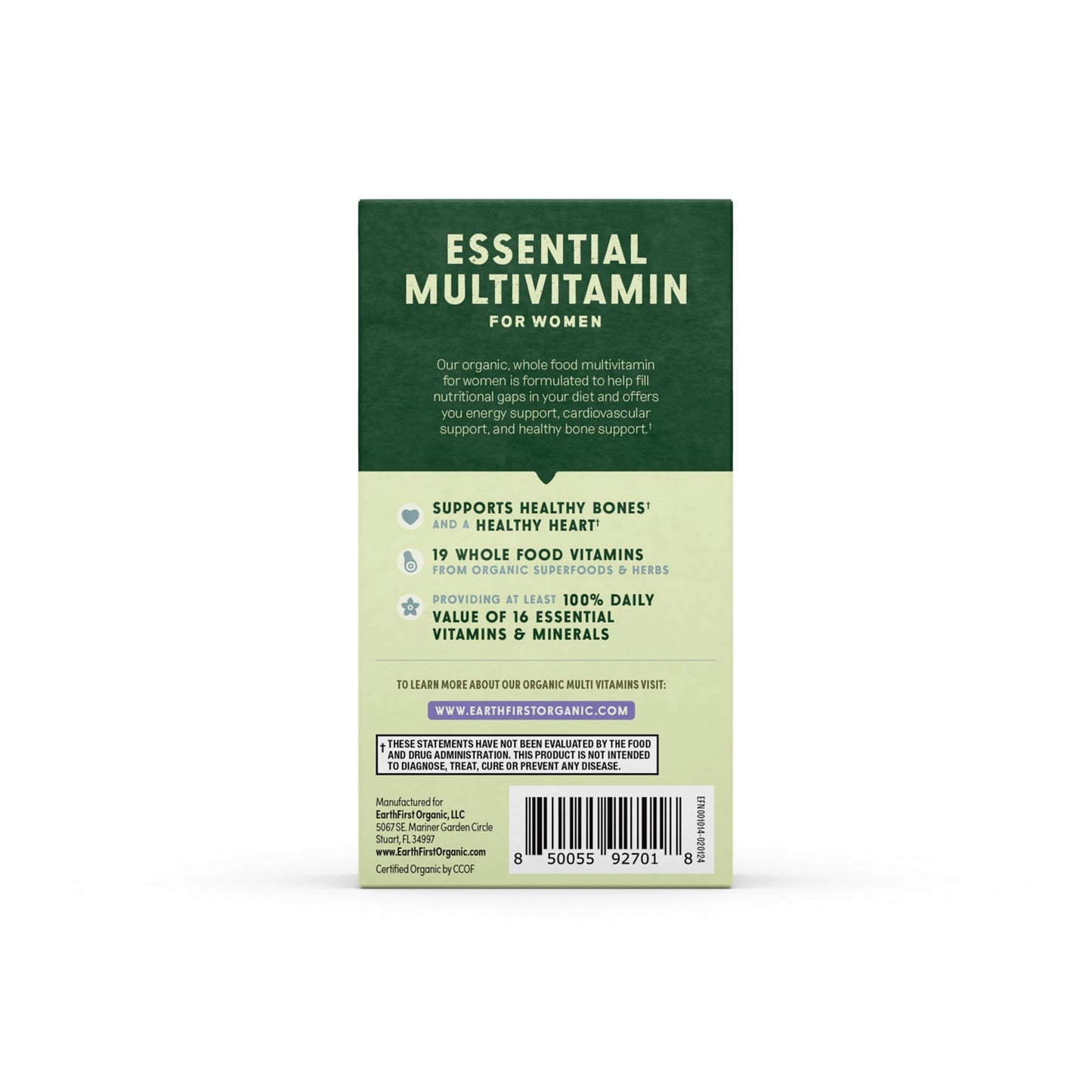 Proceso innovador de creación del suplemento EarthFirst.
