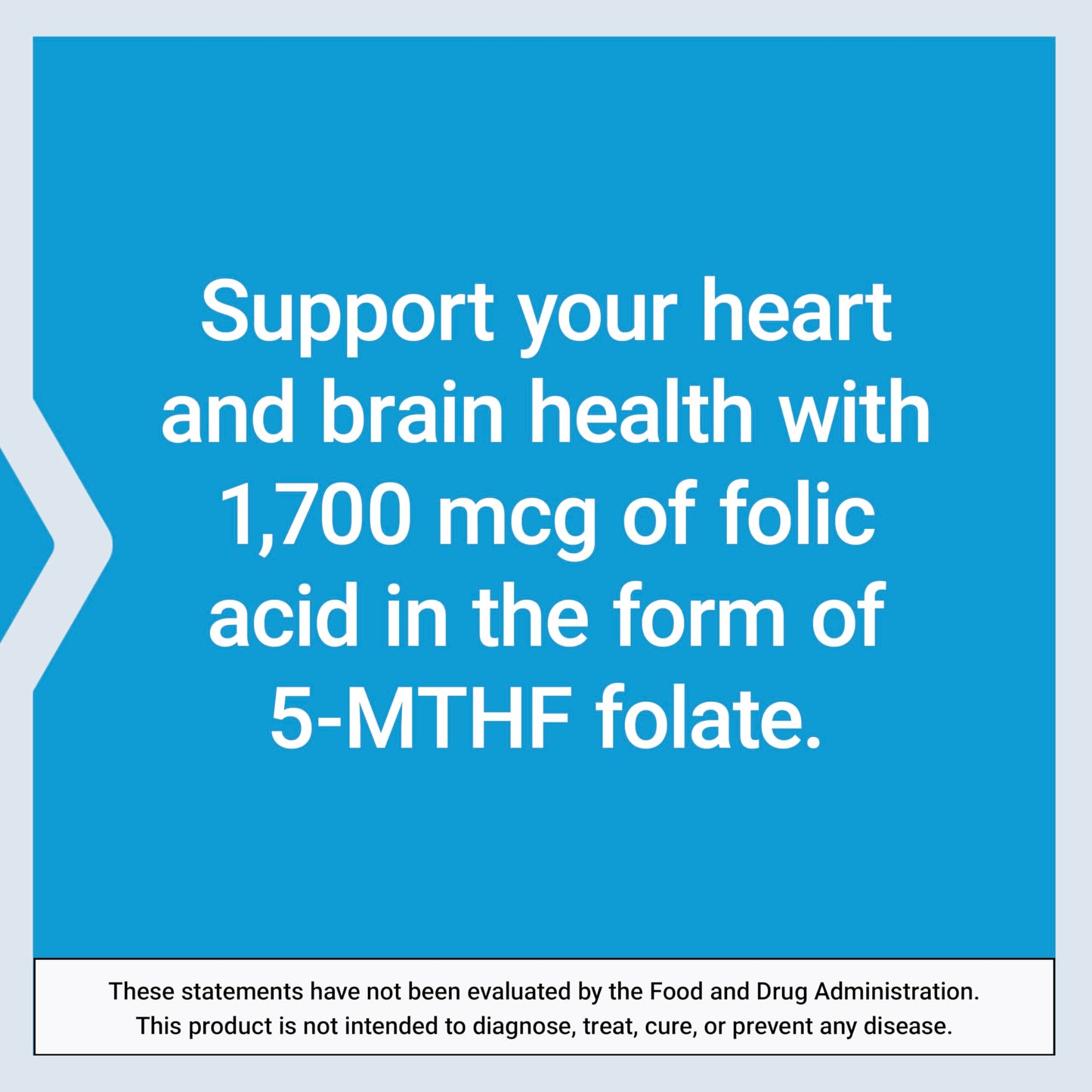Producto Life Extension suplemento folato para salud
