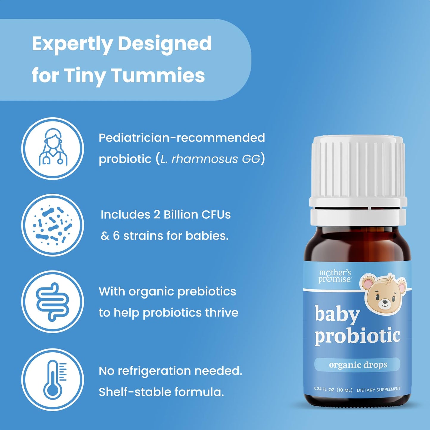 producto orgánico gotas vitamina d3 y probiótico