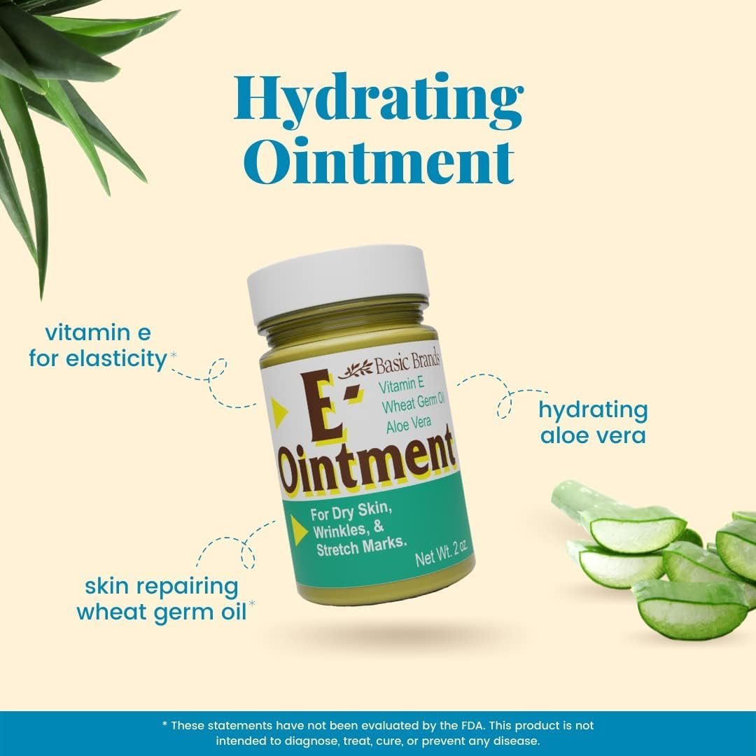Producto pomada Basic Brands vitamina e original 2 oz
