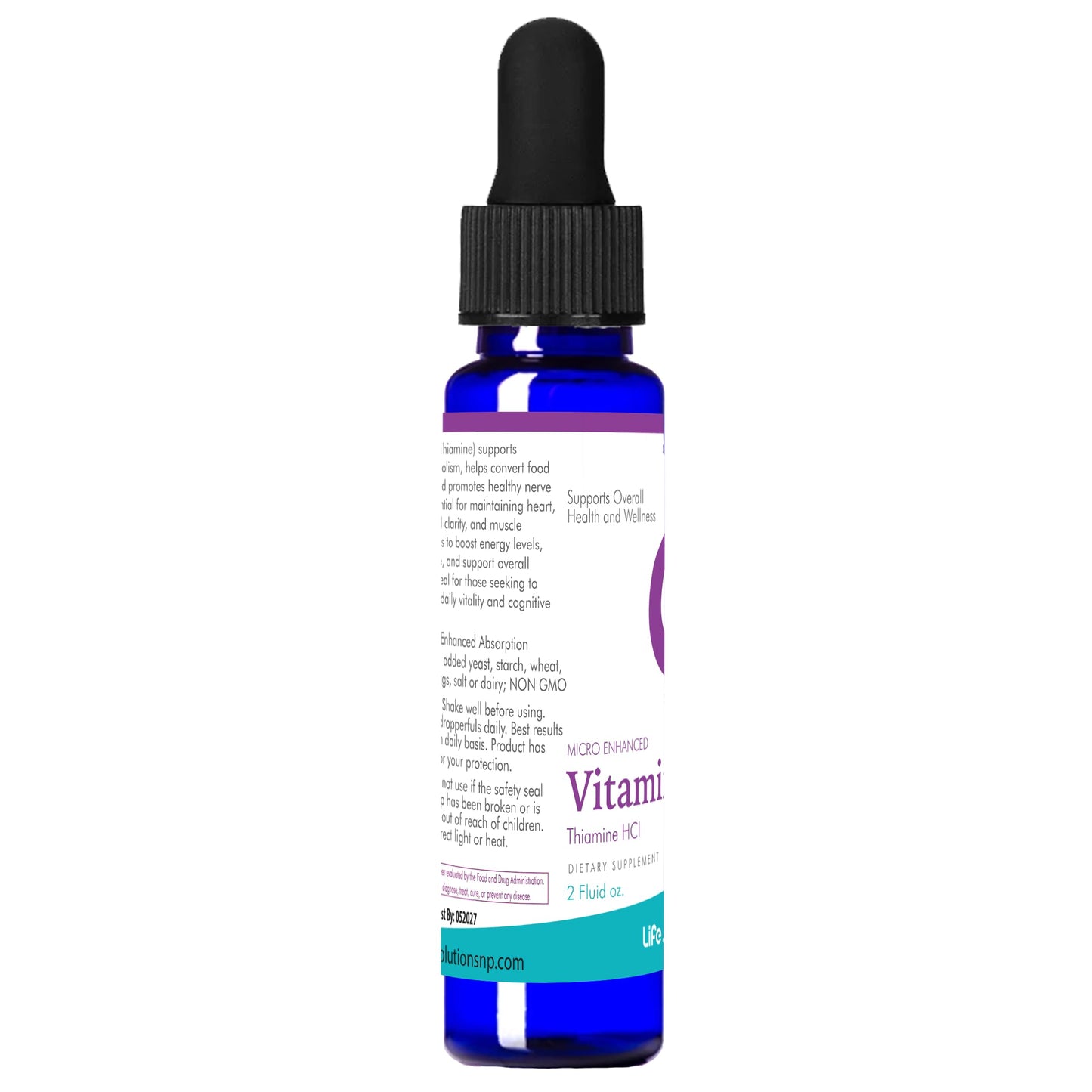 Producto vitamina b1 líquida Life Solutions para adultos y niños