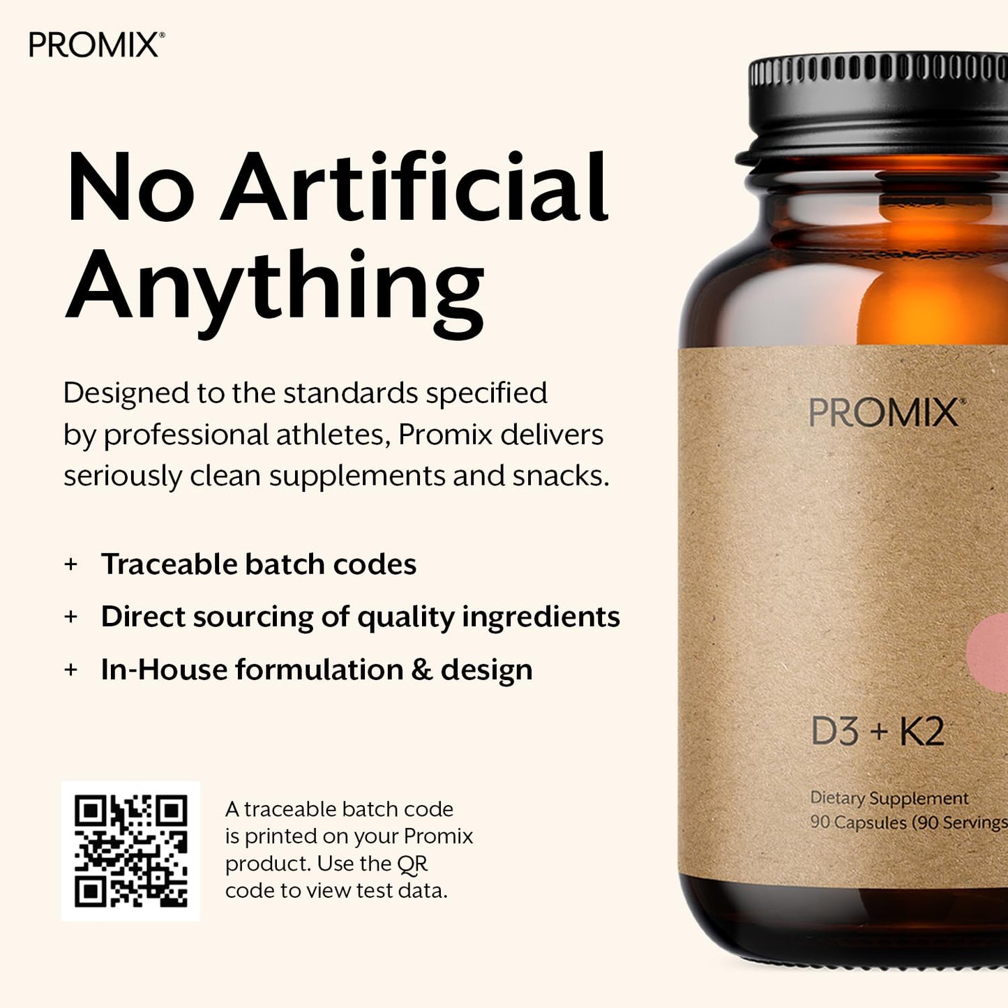 Promix vitaminas sin GMO y sin antibióticos cápsulas