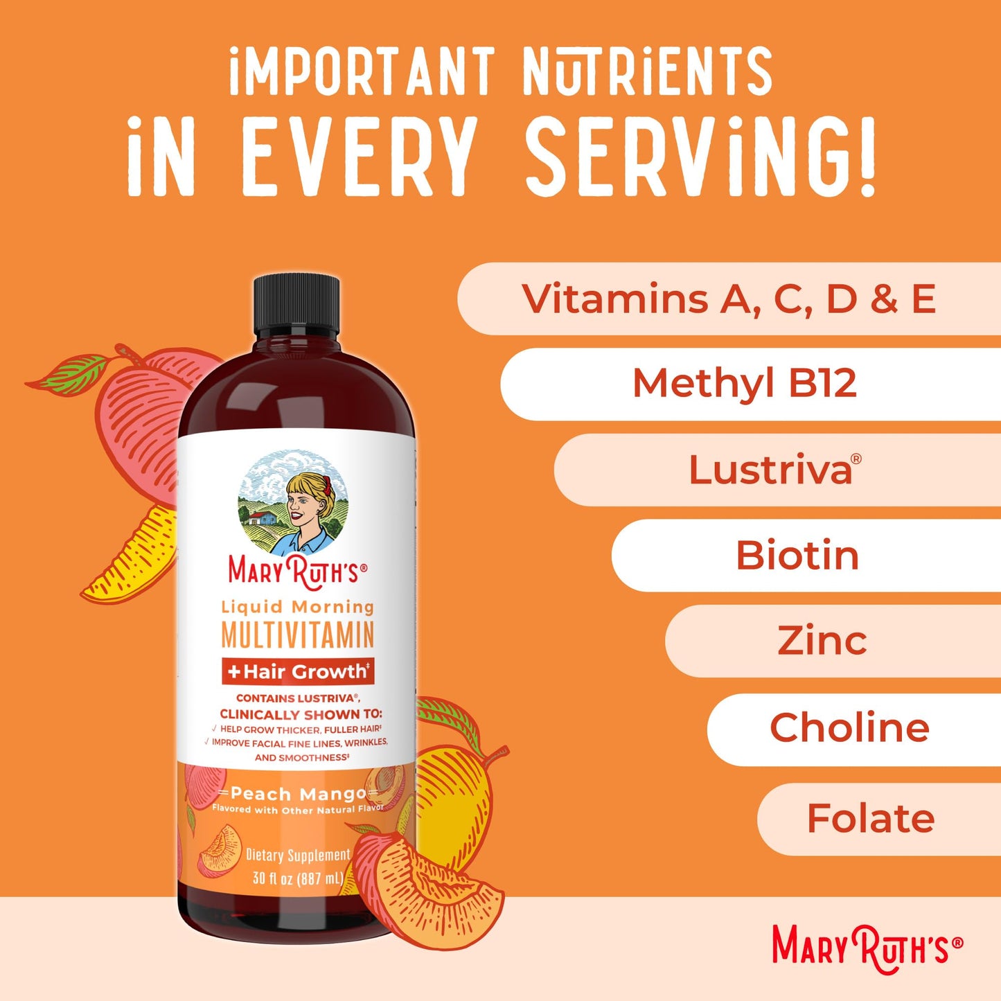 Promoción del multivitamínico líquido MaryRuth