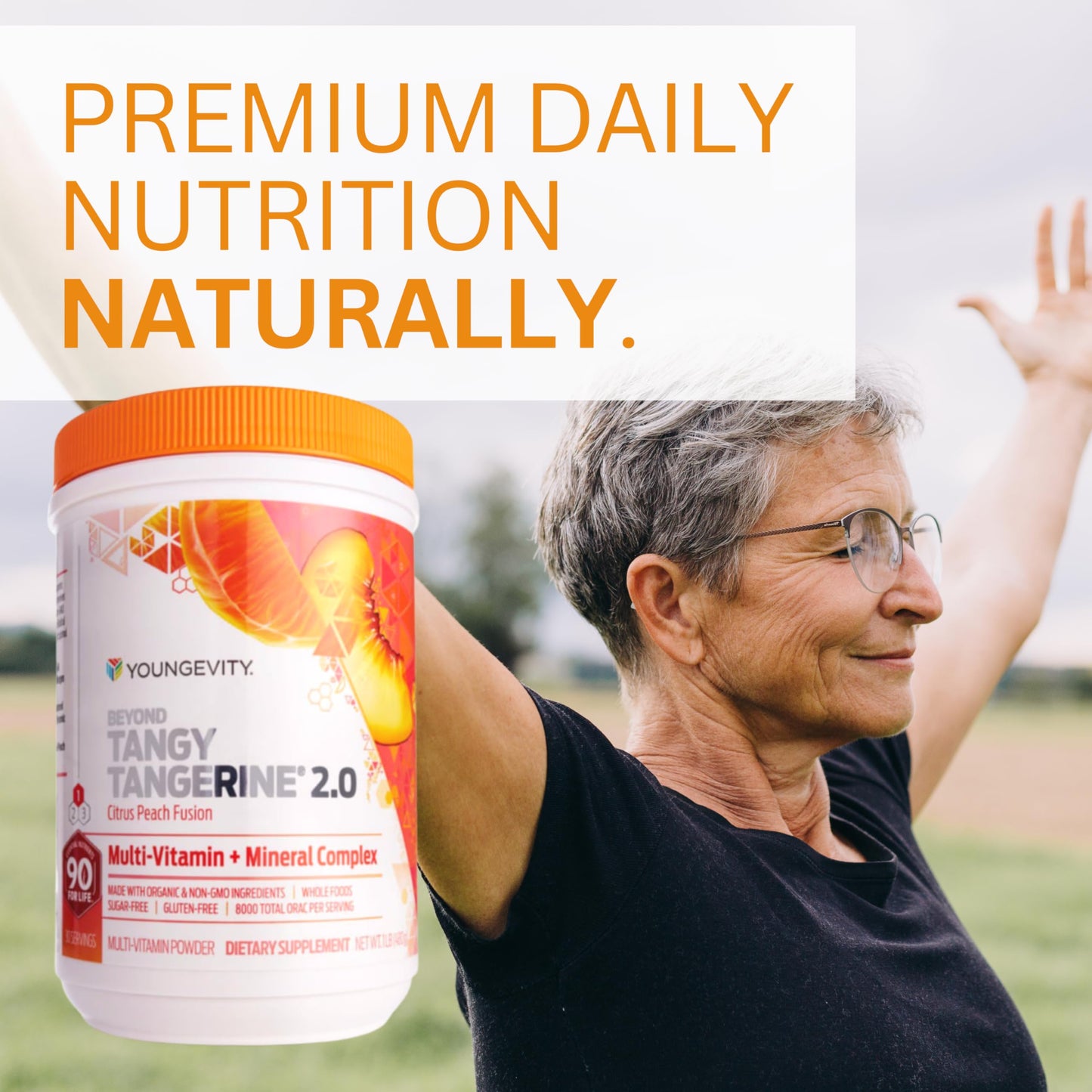 Promoción de nutrición diaria premium y natural