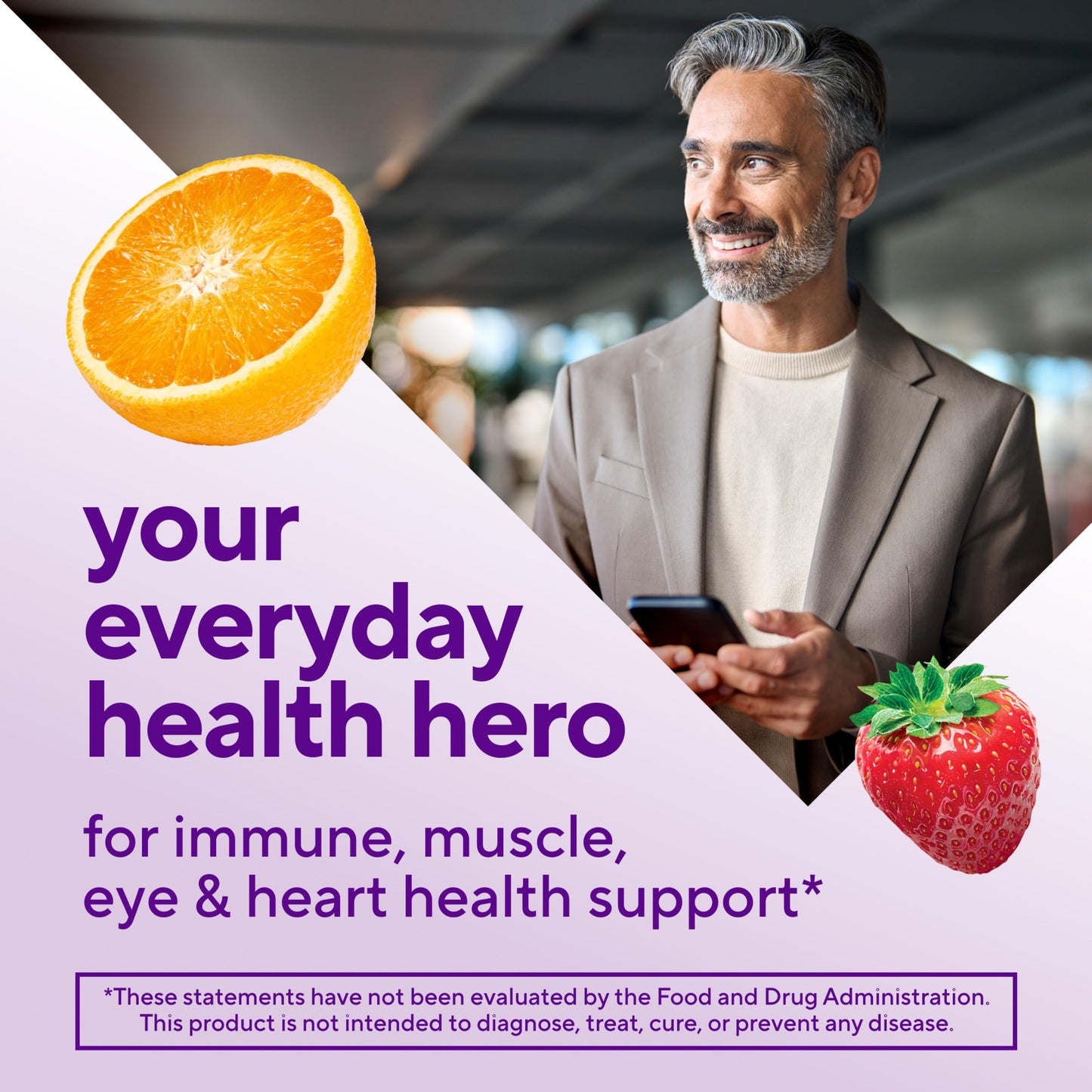 Promoción de salud diaria con gomitas Vitafusion.