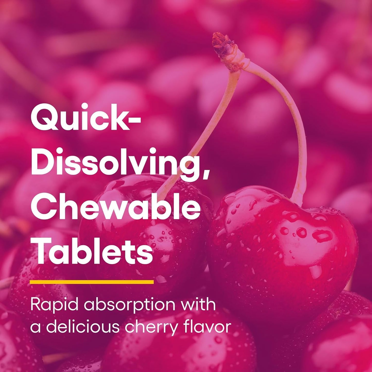 Promocional de masticables rápidos y sabrosos de vitamina B12
