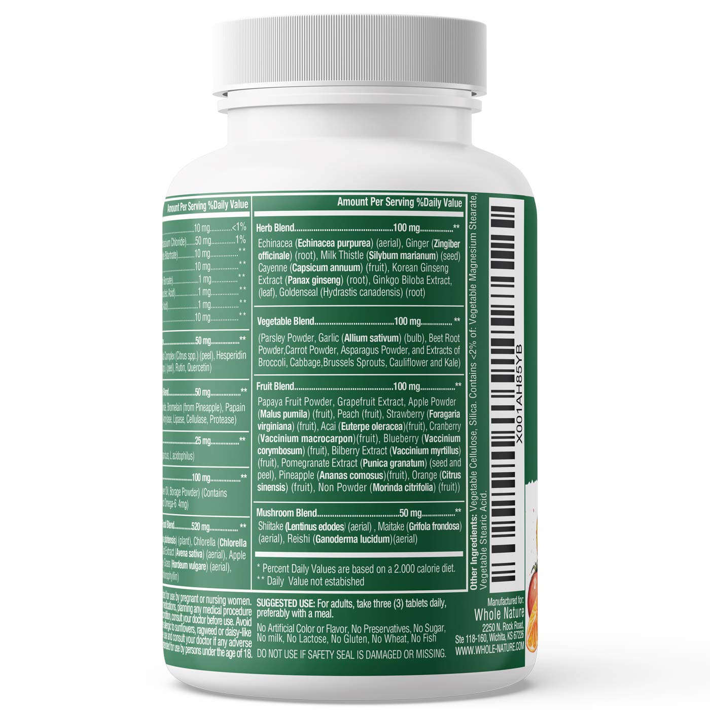 Promocional de vitamina C liposomal con beneficios para el sistema inmune.