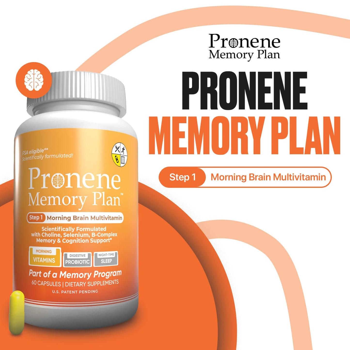 Pronene Memory Plan paquete de multivitaminas.