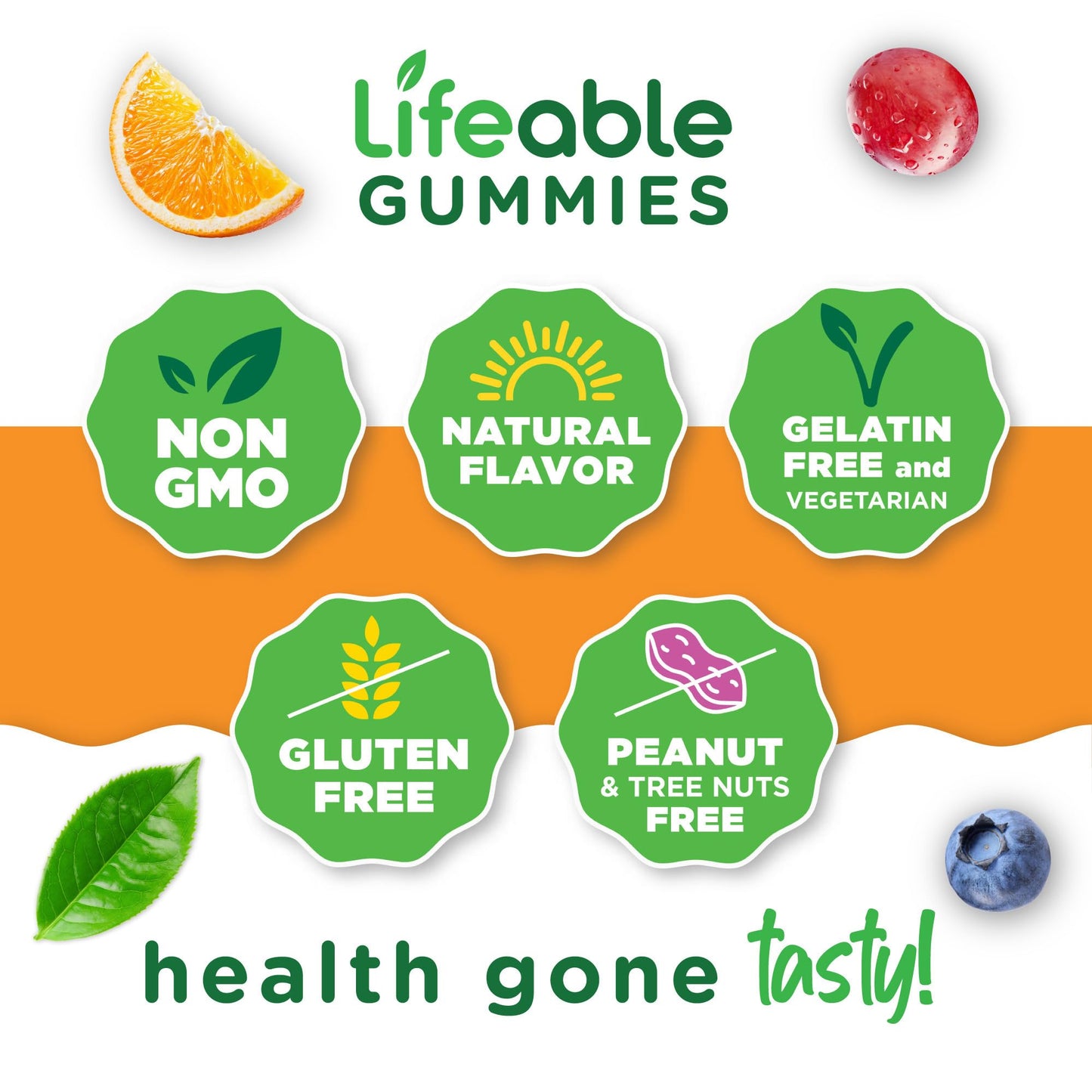 Propiedades del multivitamÃnico Lifeable sin OGM.