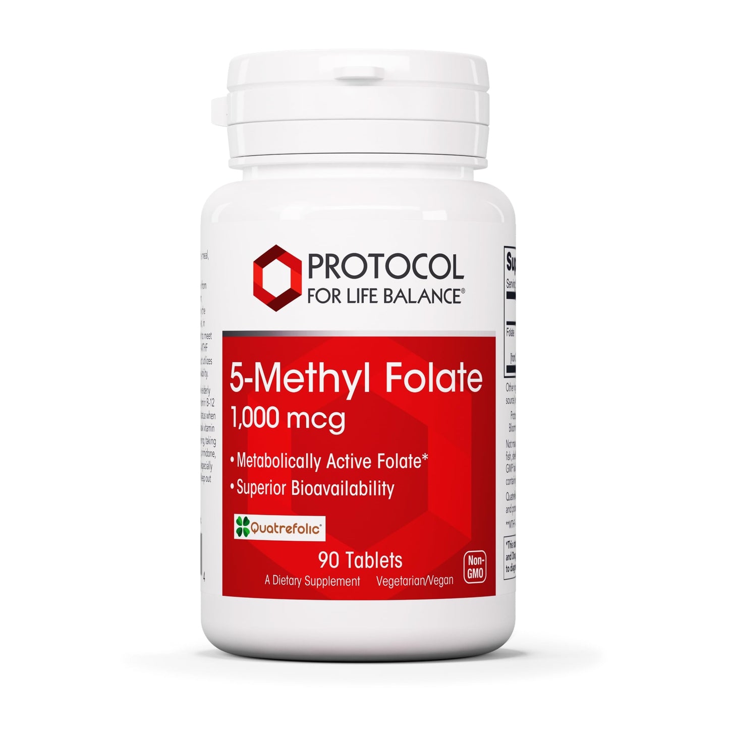 Protocol For Life Balance folato 5-metilfolato 1000 mcg frasco