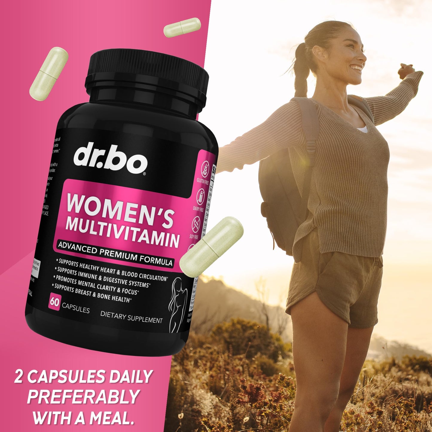 publicidad de multivitamínico para mujeres dr. bo