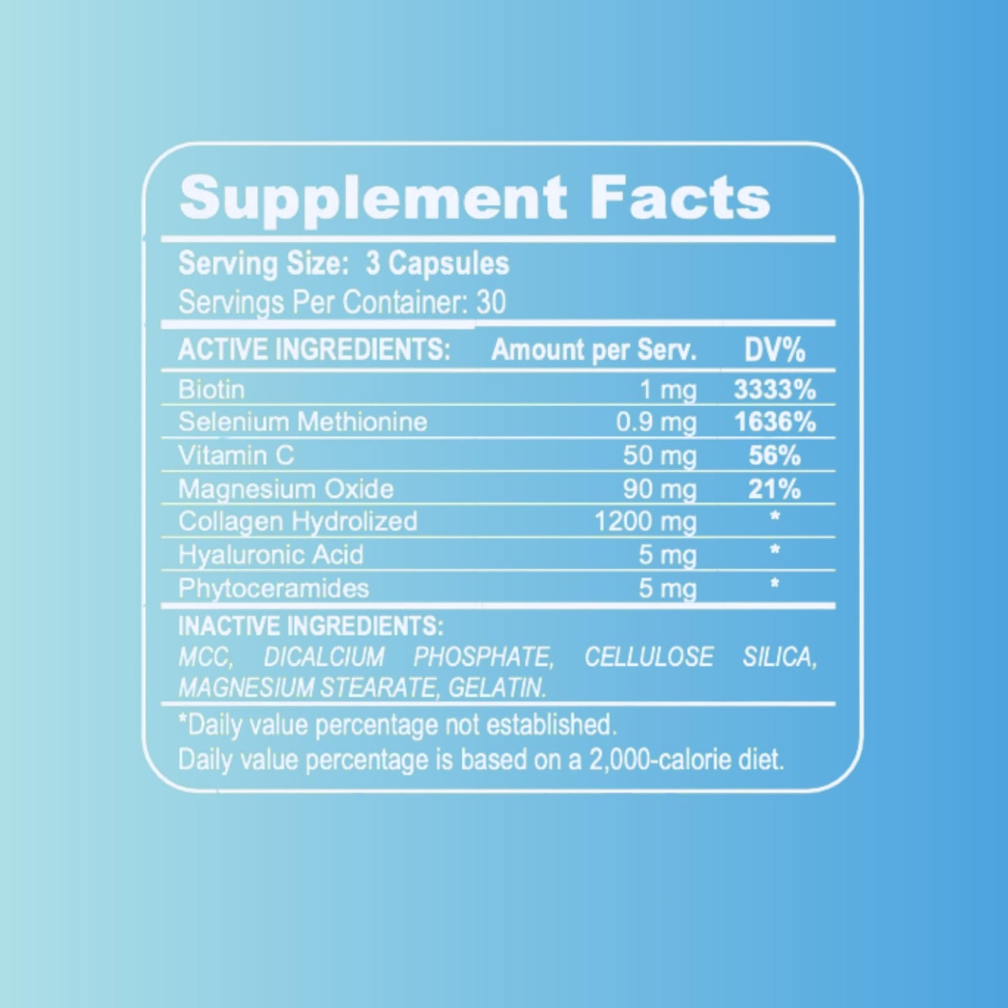 rahni cápsulas colágeno biotina y vitamina c