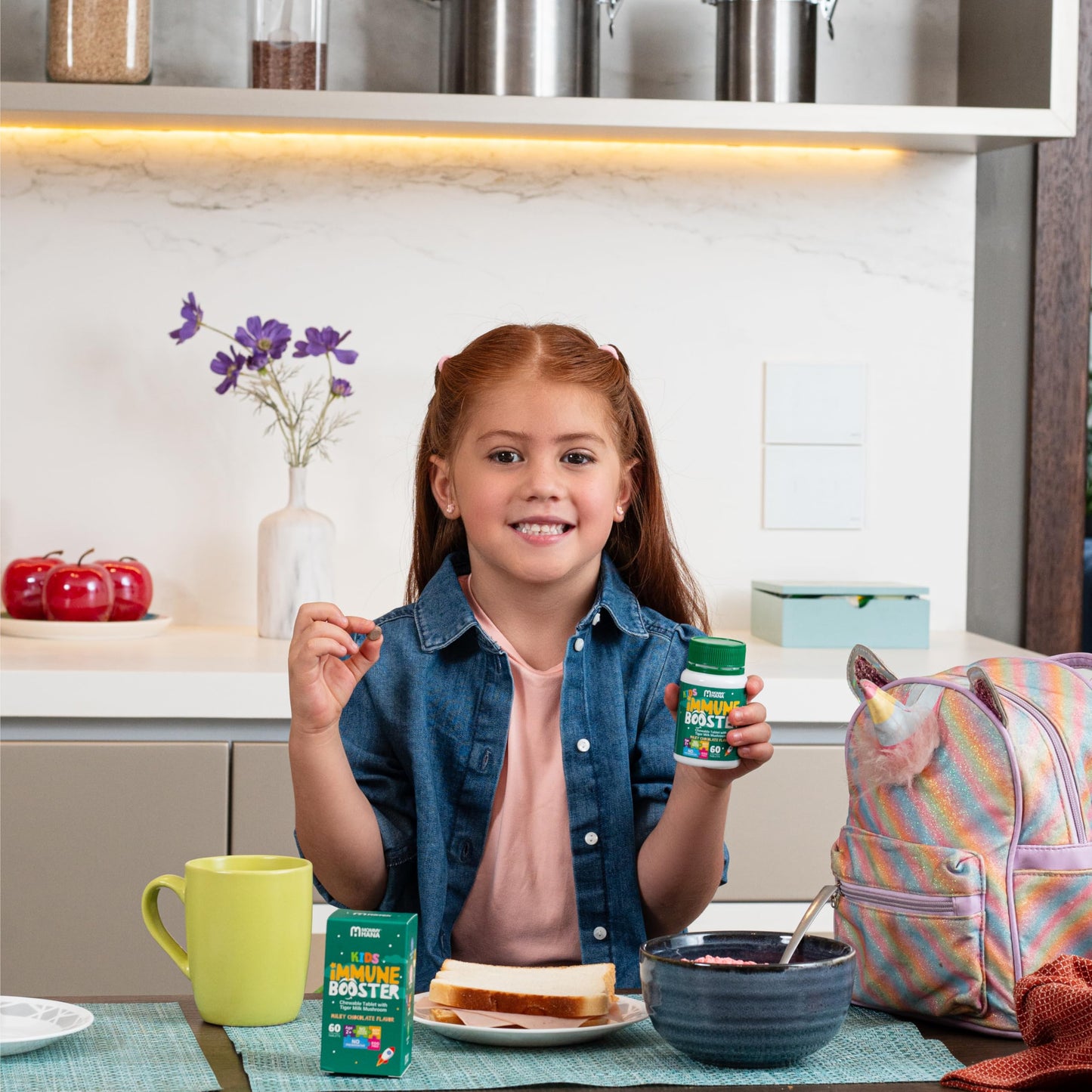 Refuerzo inmunológico infantil masticables sabor cacao