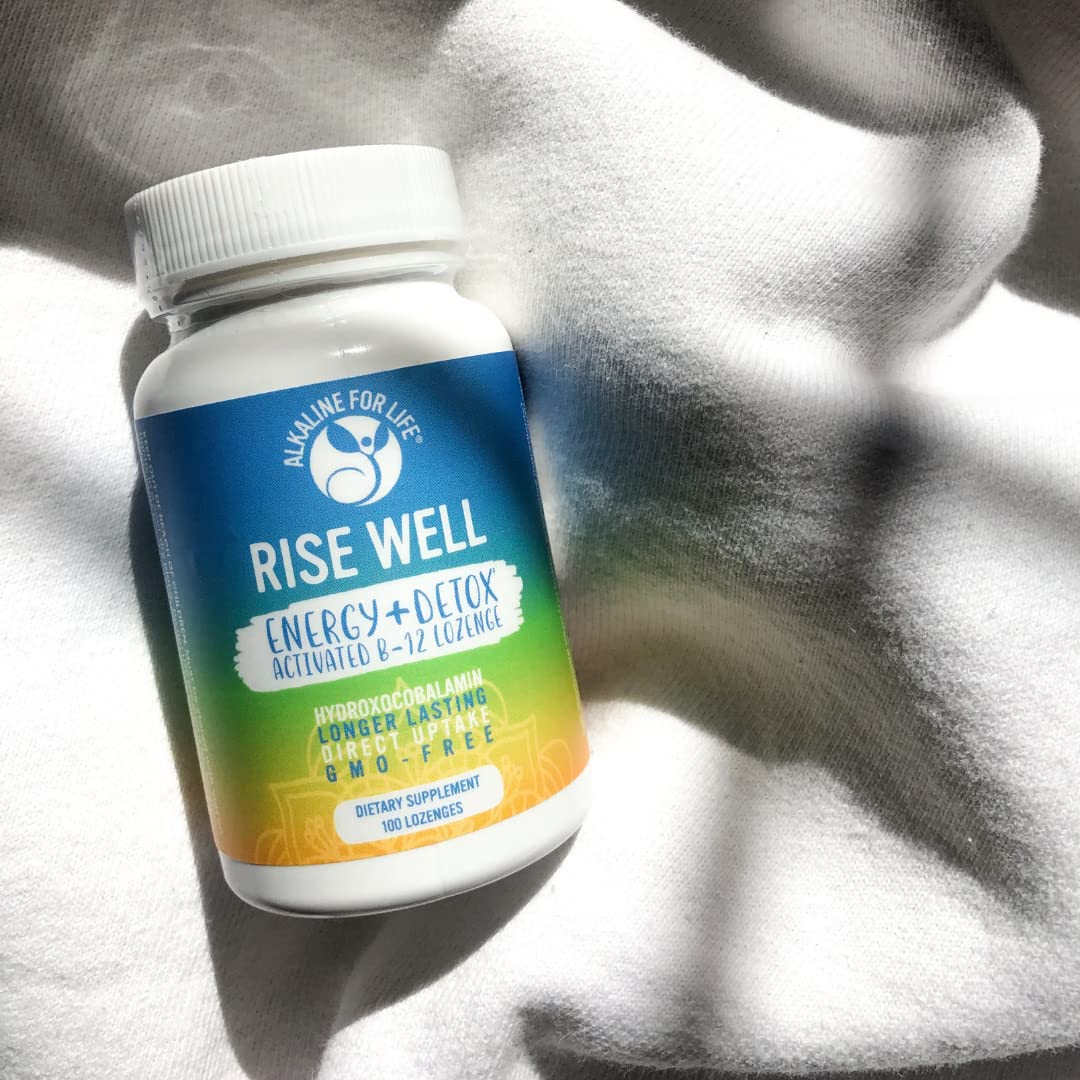 Rise Well vitaminas B12 sublingual de acción prolongada natural