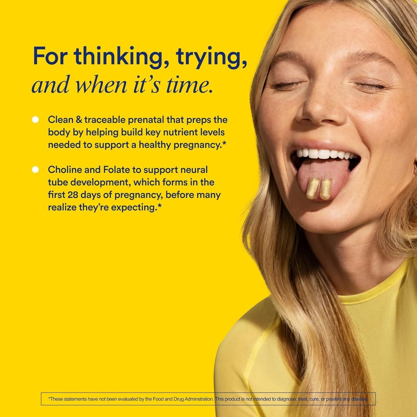 Ritual multivitamínico prenatal para soporte neural y salud materna