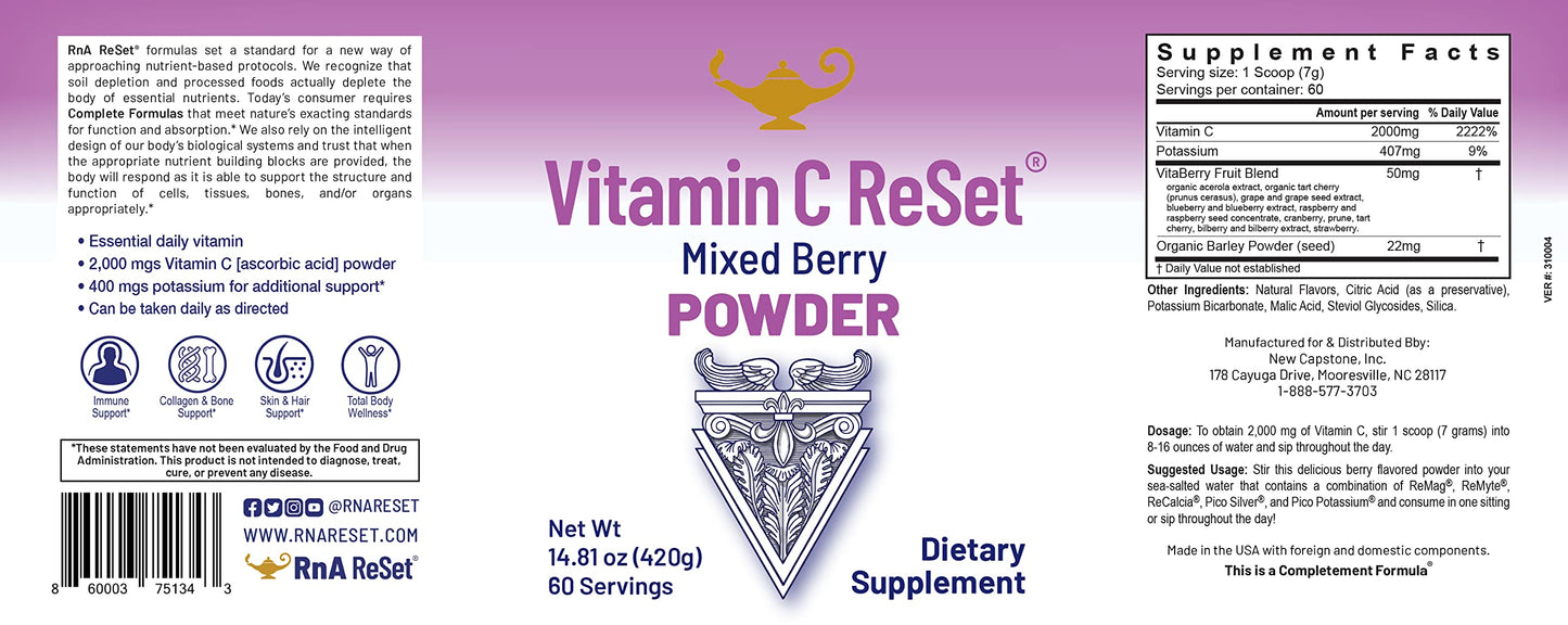 RnA ReSet paquete combinado magnesio y vitamina C imagen 5