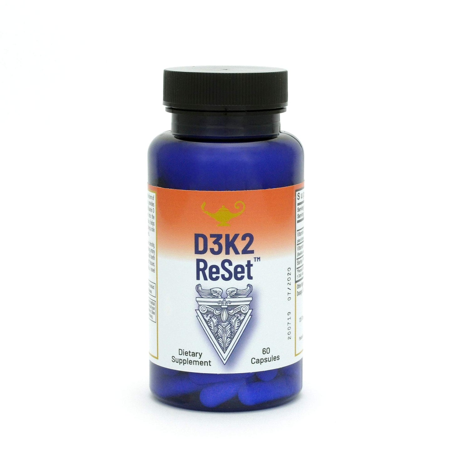 RnA ReSet suplemento vitamina D3 K2 4000 UI frasco