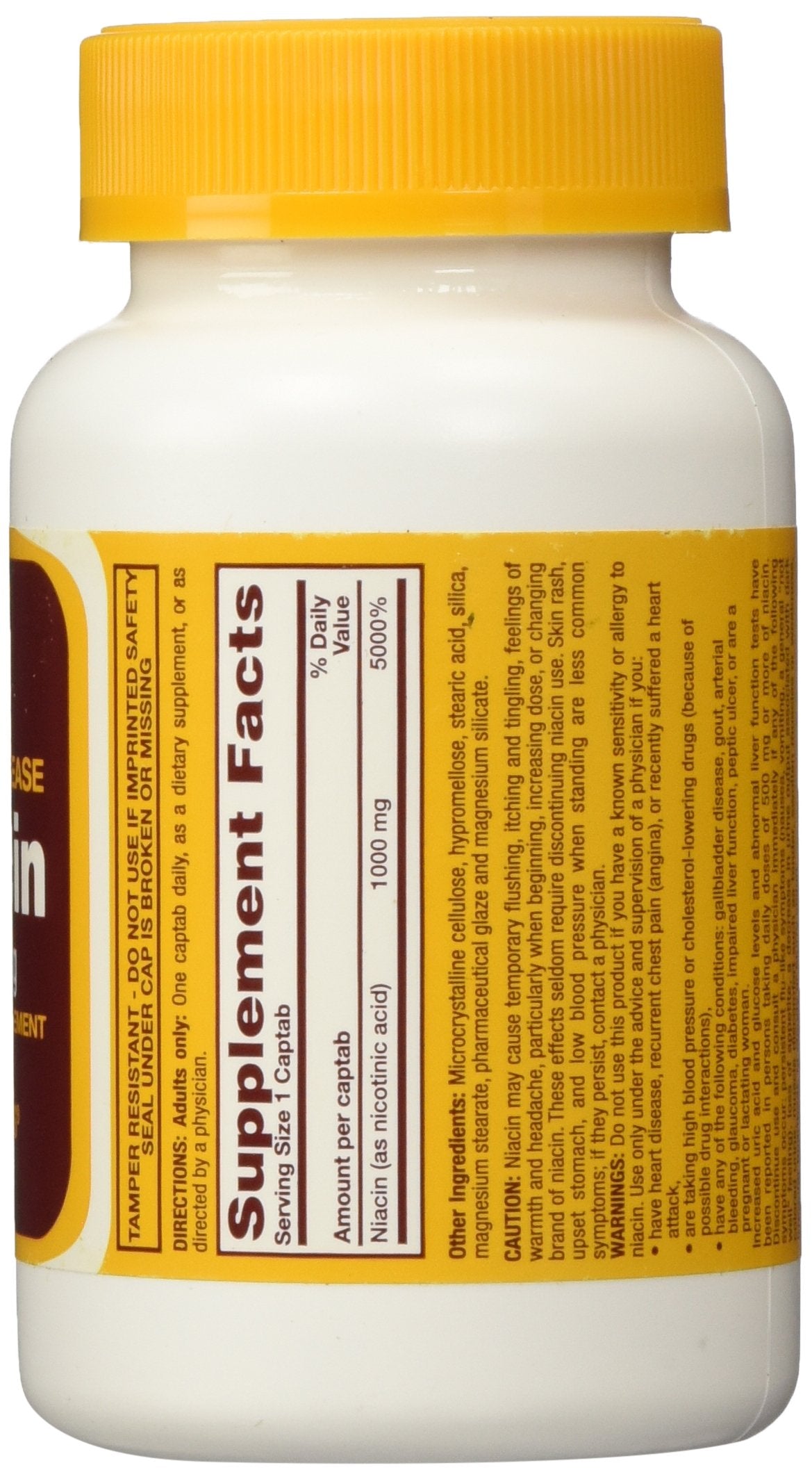 Rugby suplemento niacina 1000mg tabletas frontal