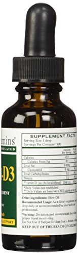 Rx Vitamins Liqui-D3 etiqueta frontal