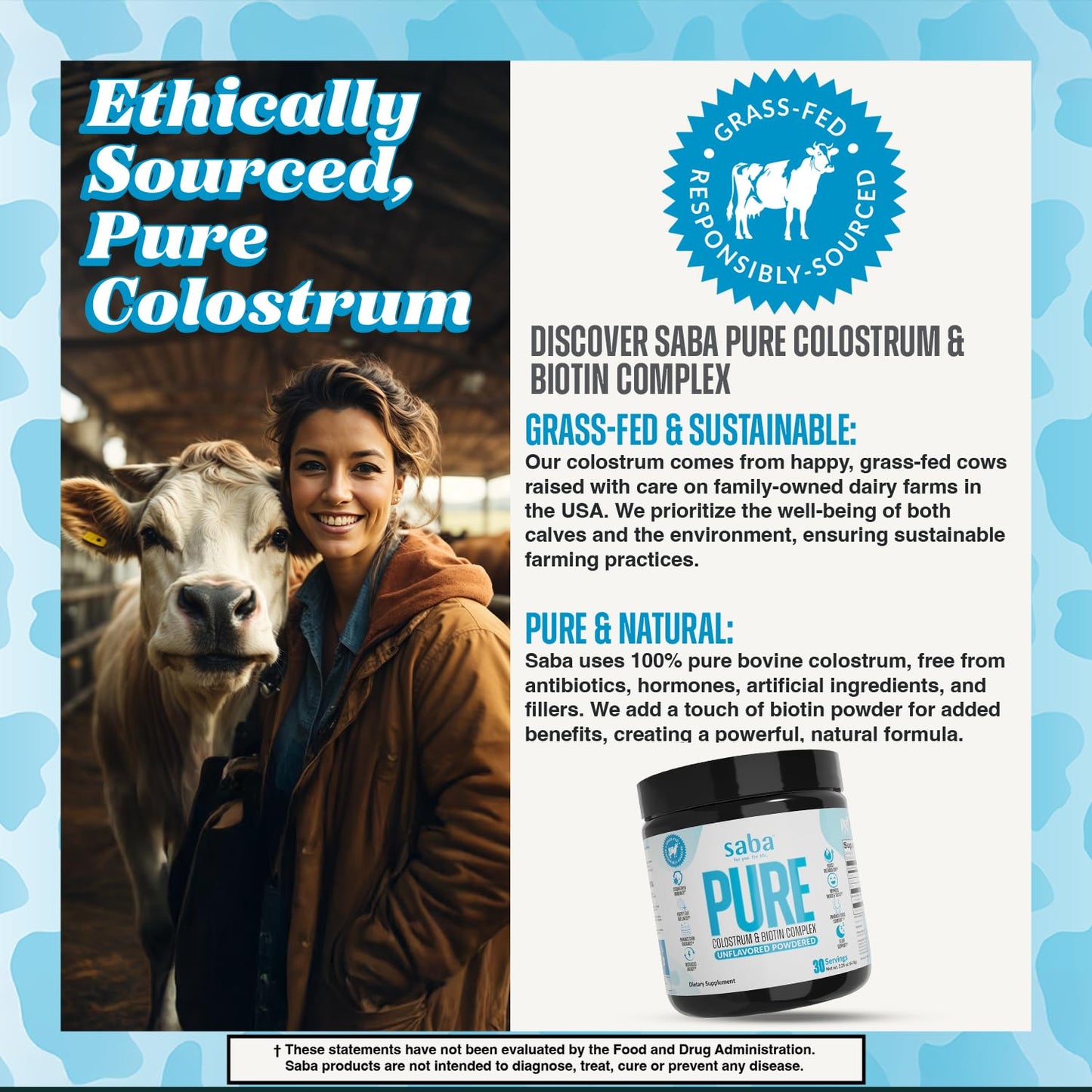 Saba Pure suplemento natural para salud y vitalidad corporal