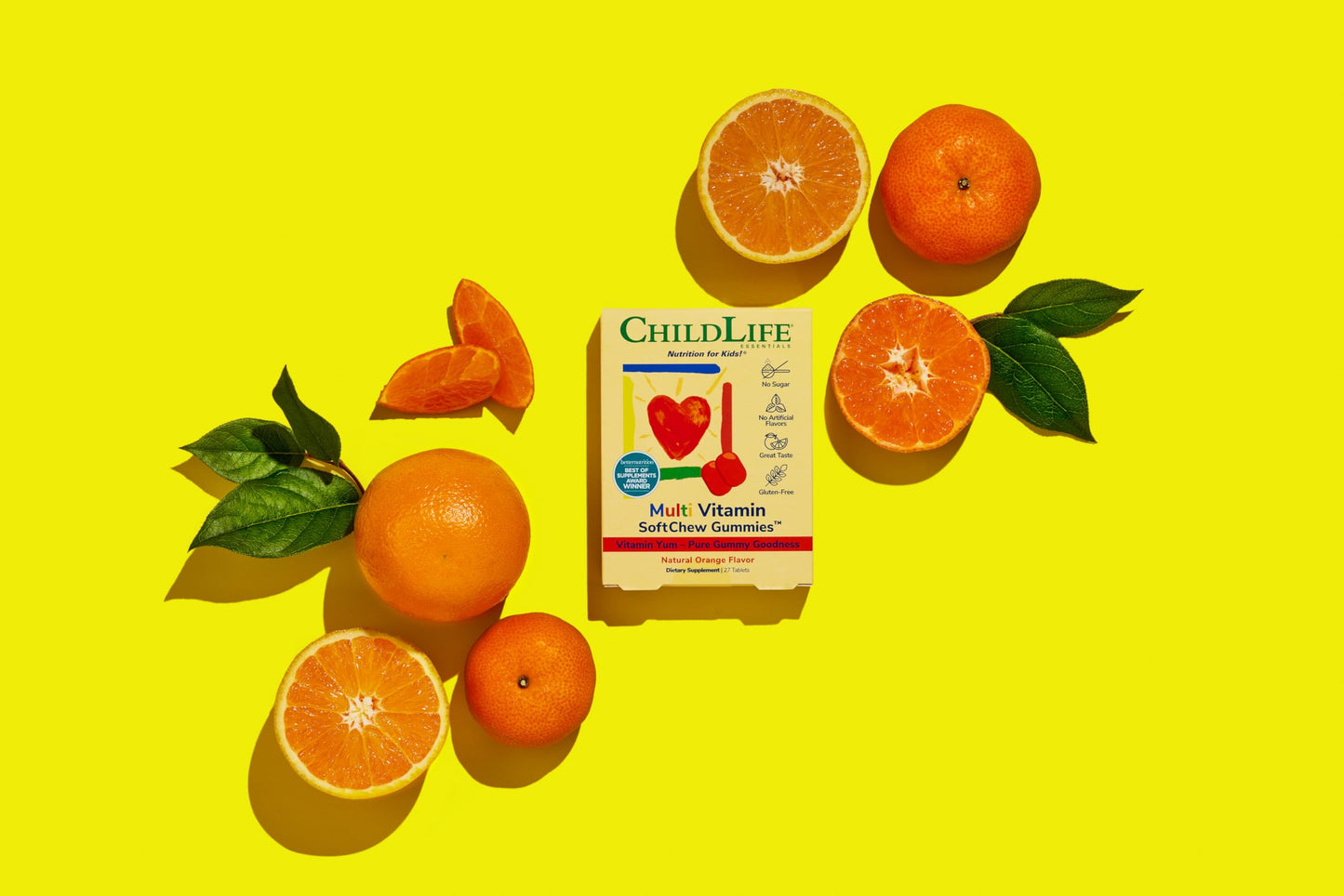 Sabor naranja natural en gomitas ChildLife