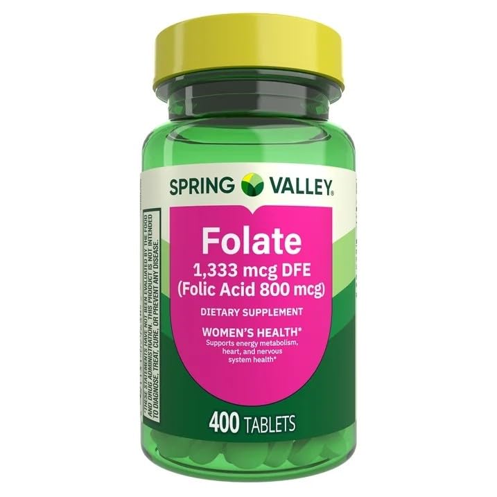 Salud femenina y metabolismo energético con suplemento folato