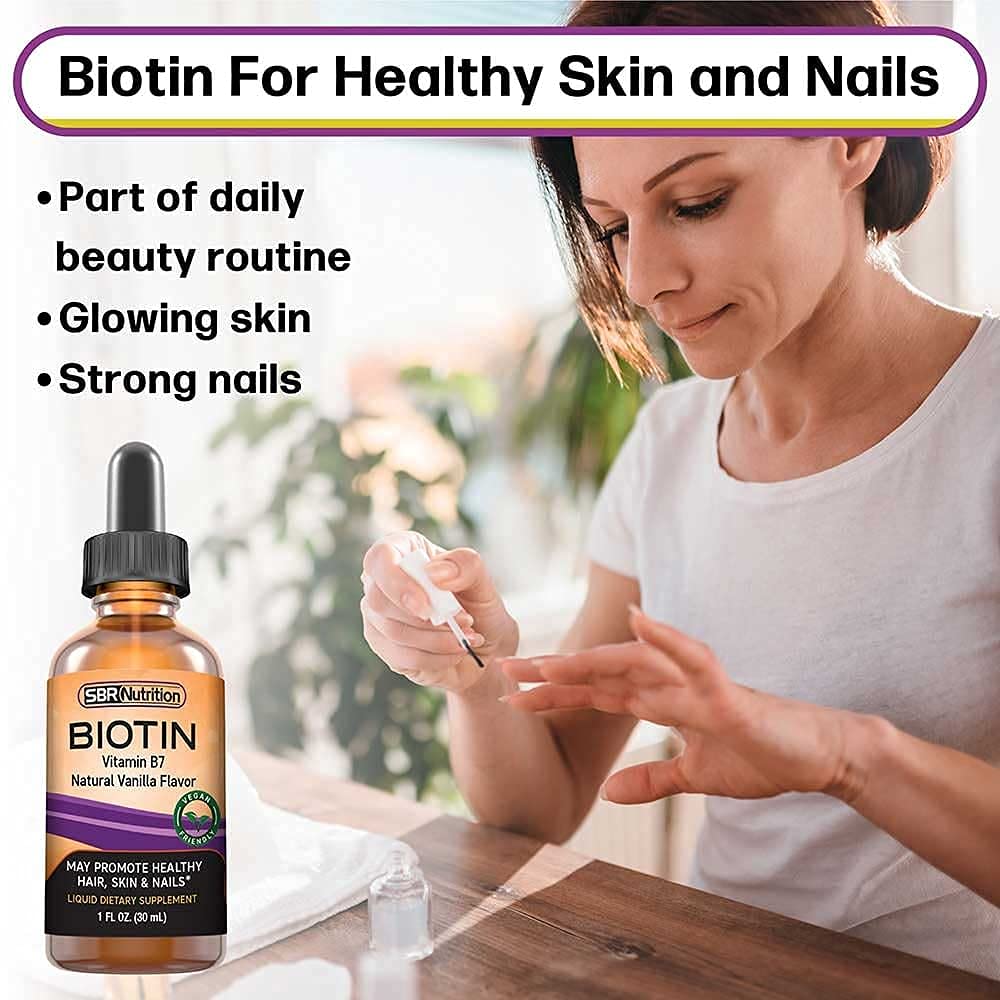 Información de ingredientes gotas vitamina D3 K2 y biotina SBR Nutrition