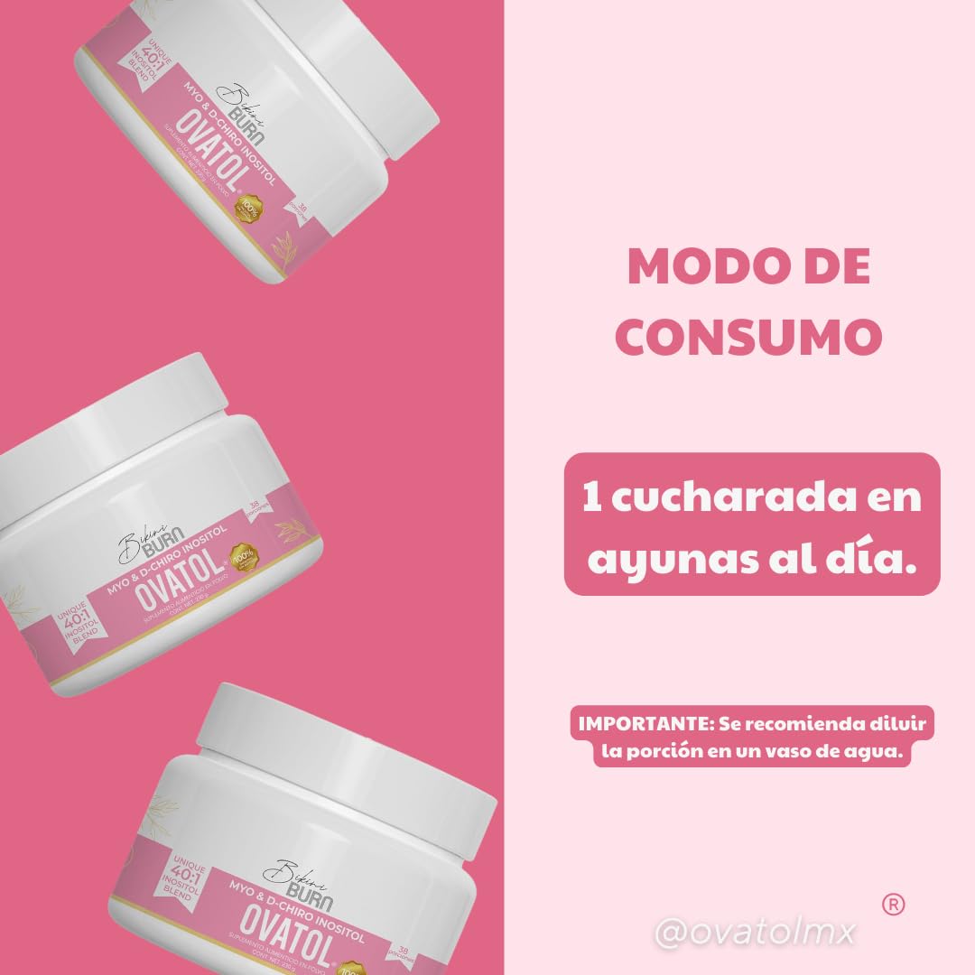 Scoop Bikini Burn Ovatol suplemento Inositol para mujeres
