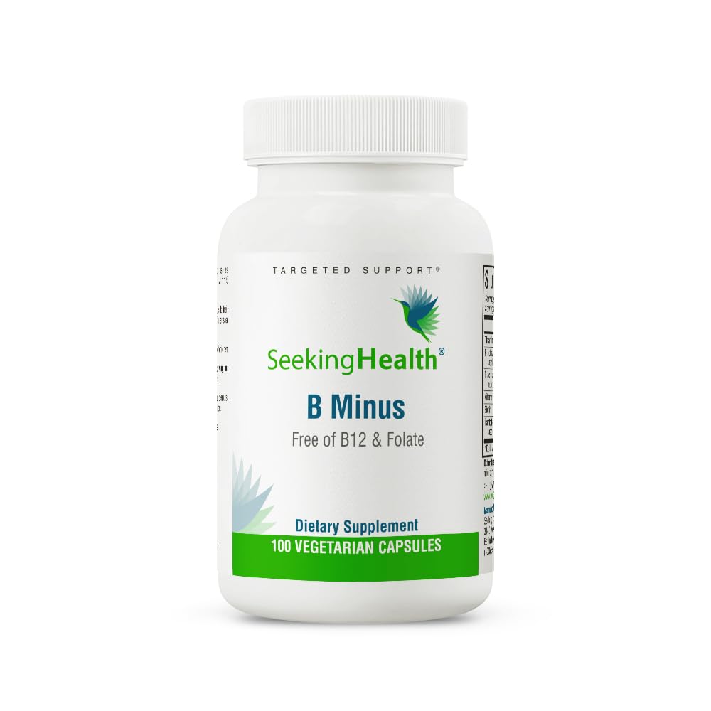 Seeking Health B-Minus suplemento vitamina B complejo metilación
