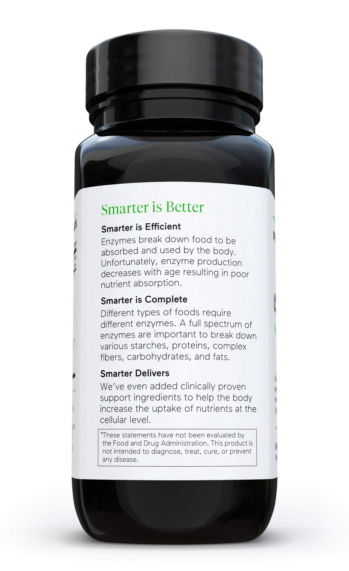 Paquete suplemento Smarter Nutrition con vitamina D3 y enzimas naturales