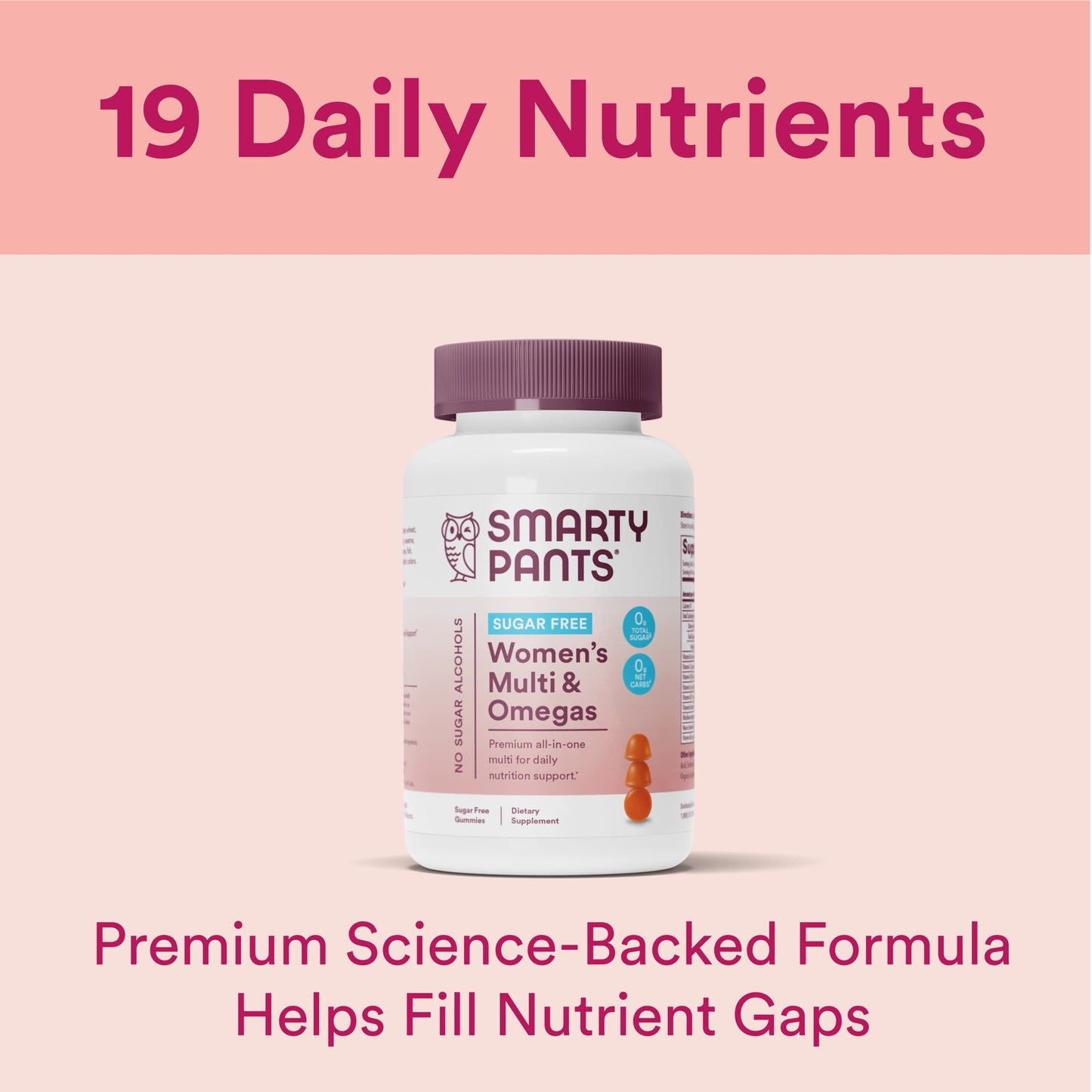 SmartyPants multivitaminas para mujeres - 19 nutrientes diarios