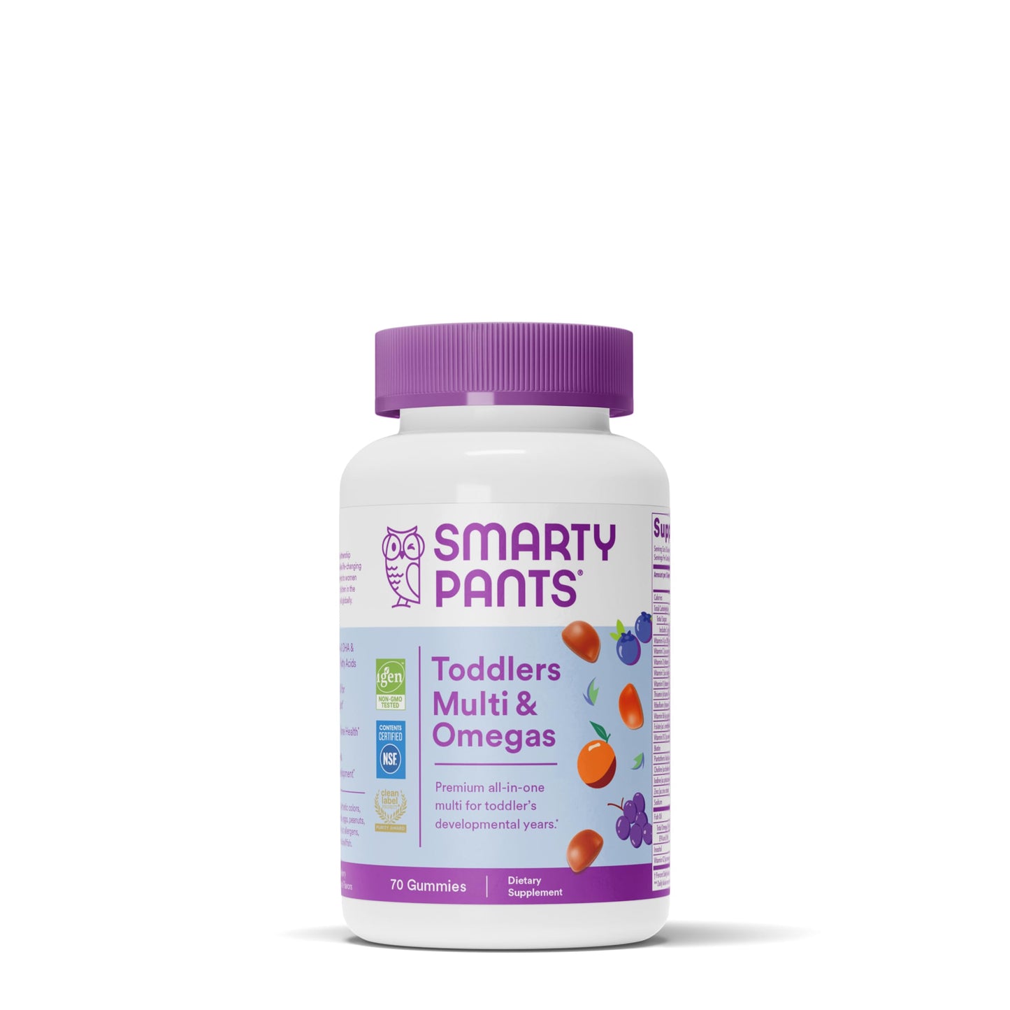 SmartyPants gomitas multivitamínicas para niños pequeños sabor frutas