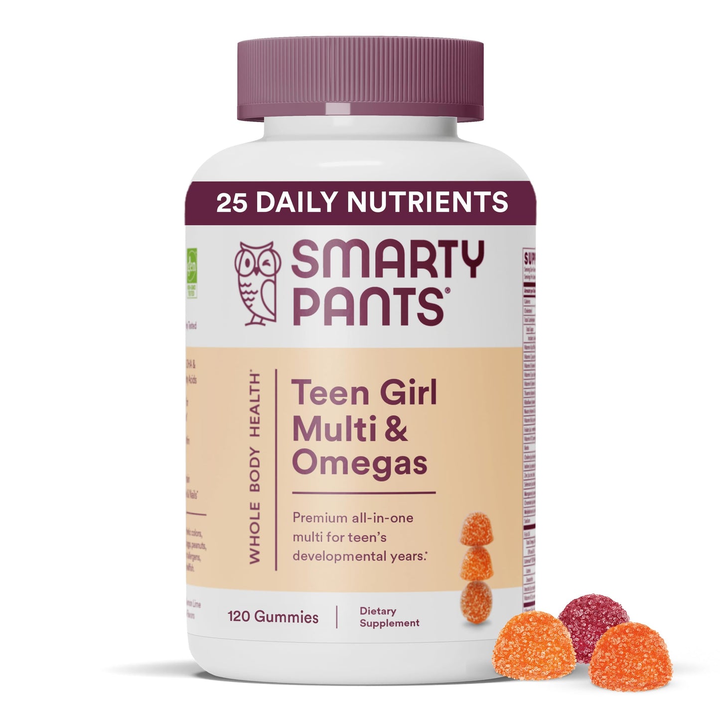 SmartyPants Teen Girl multivitaminas con omega-3