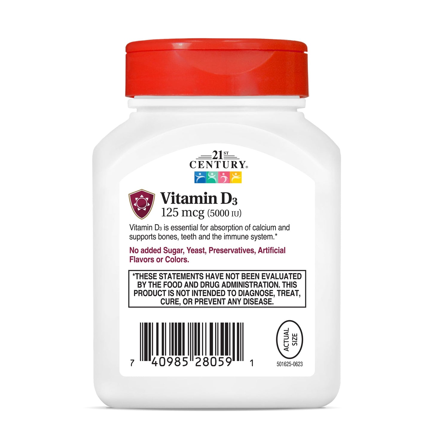 Softgel de Vitamina D3 5000 UI de cerca