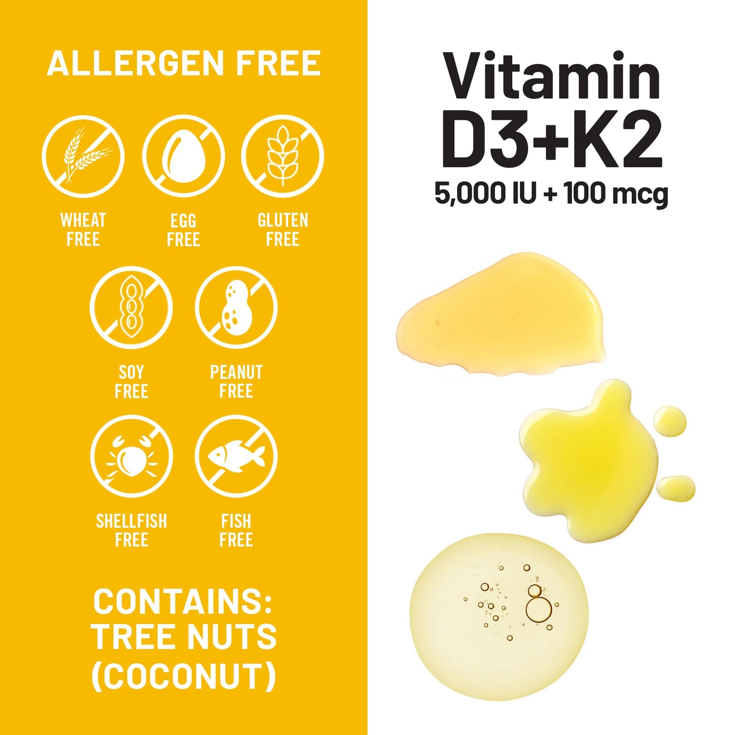 Softgels NatureWise Vitamina D3 K2 para salud cardíaca y ósea