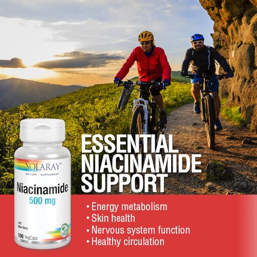 SOLARAY niacinamida apoyo sistema nervioso y circulación