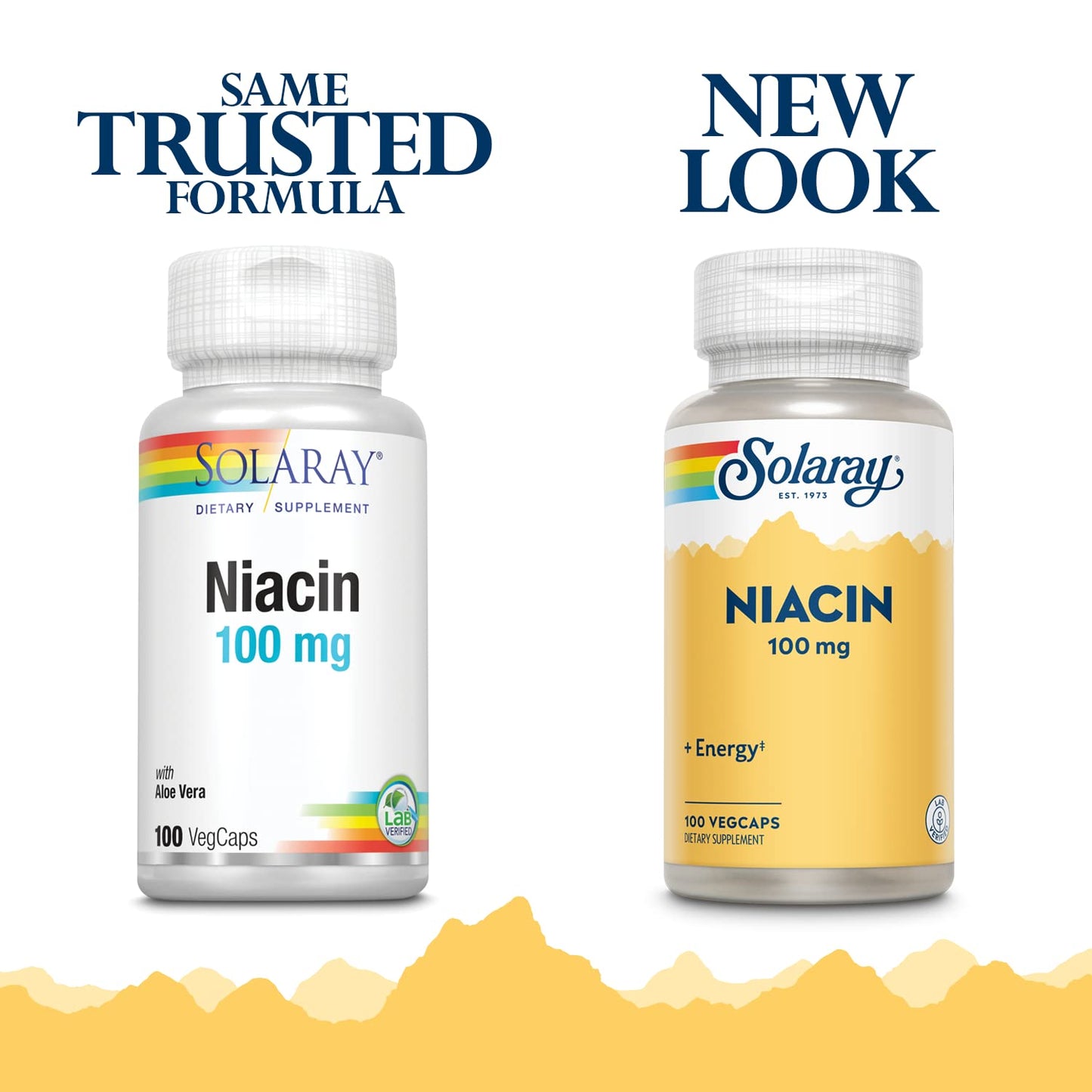 Solaray suplemento Niacina vitamina B3 apoyo piel y nervios